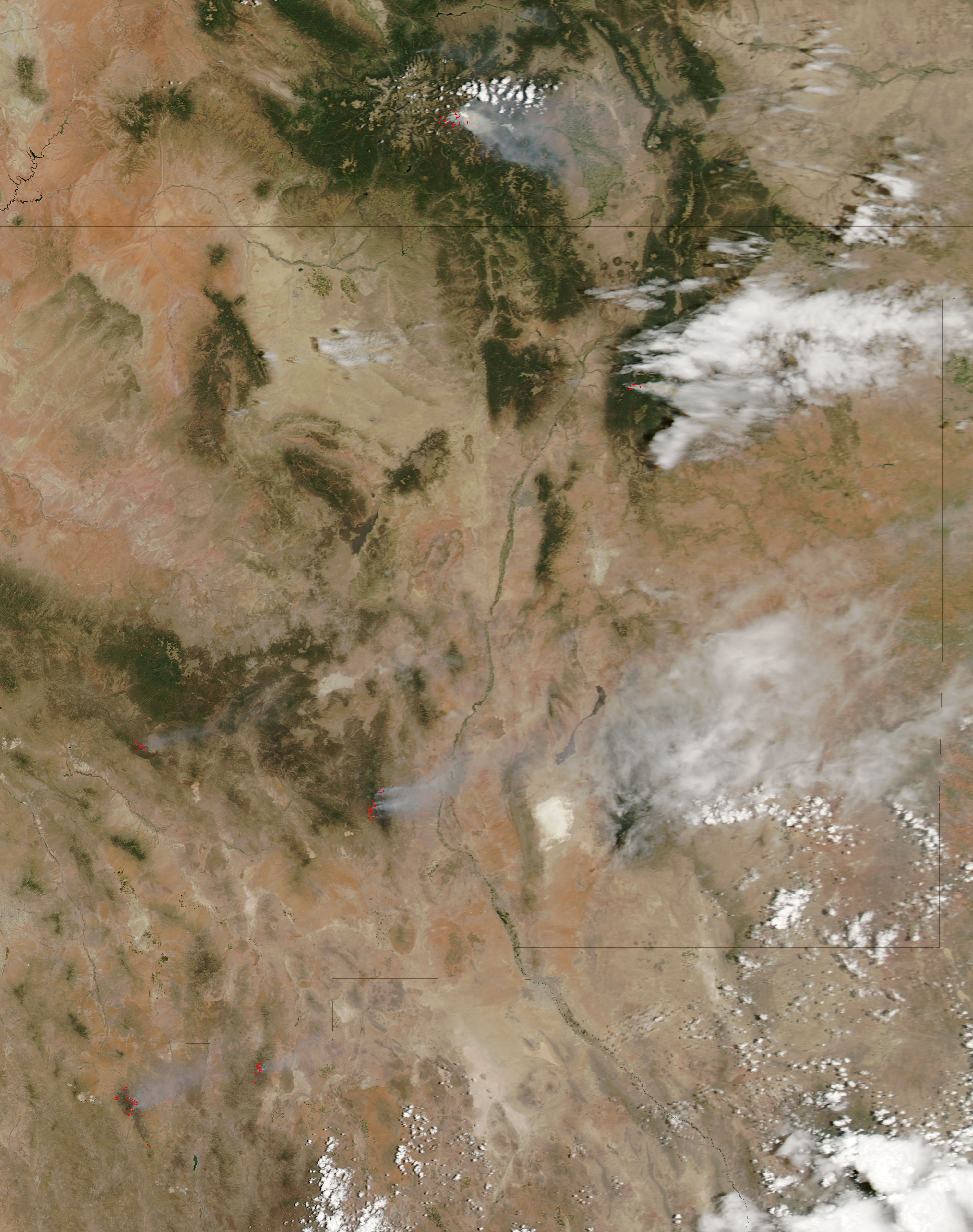 Fires in western United States and Mexico - related image preview
