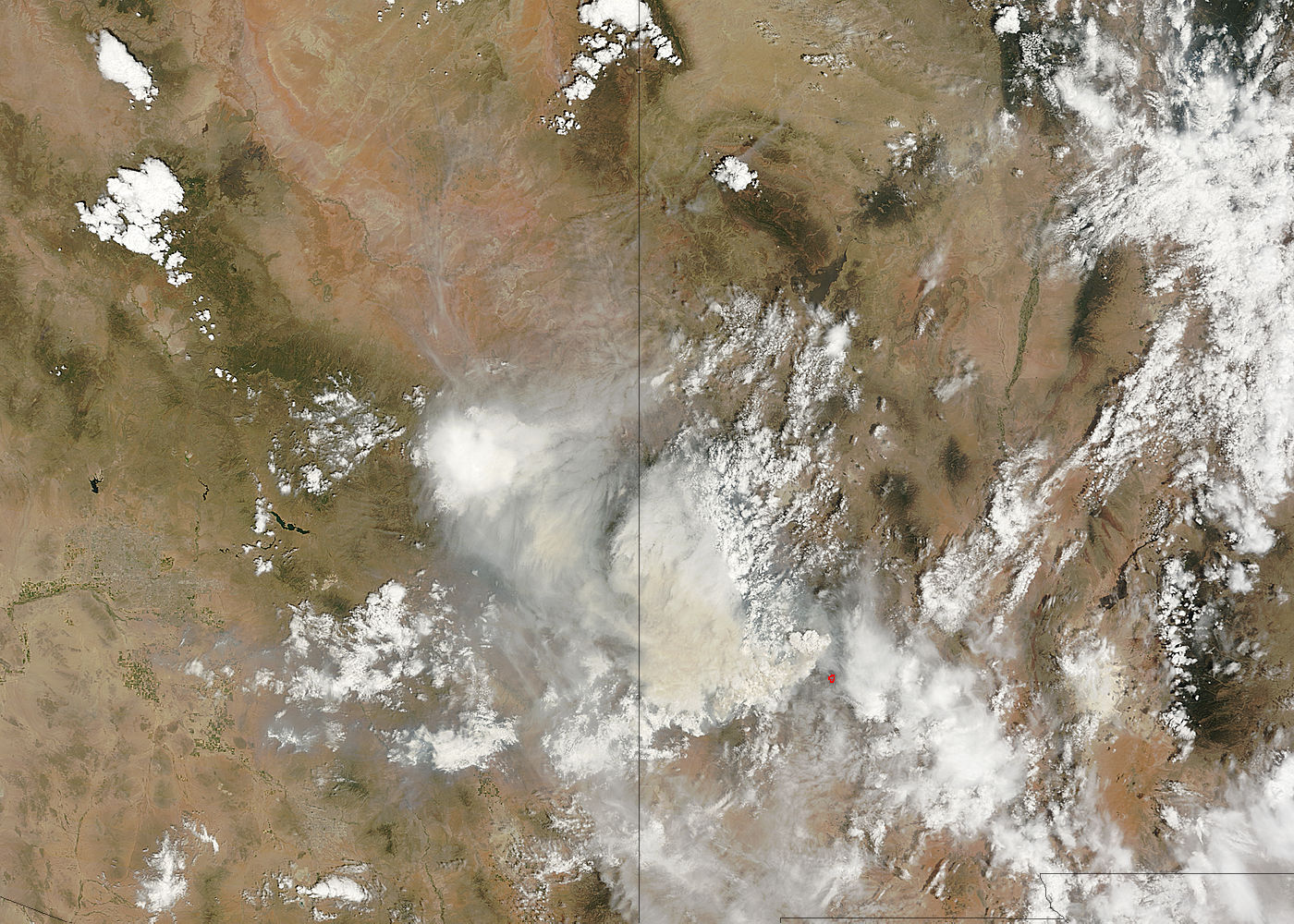 Smoke from the Silver Fire, New Mexico - related image preview