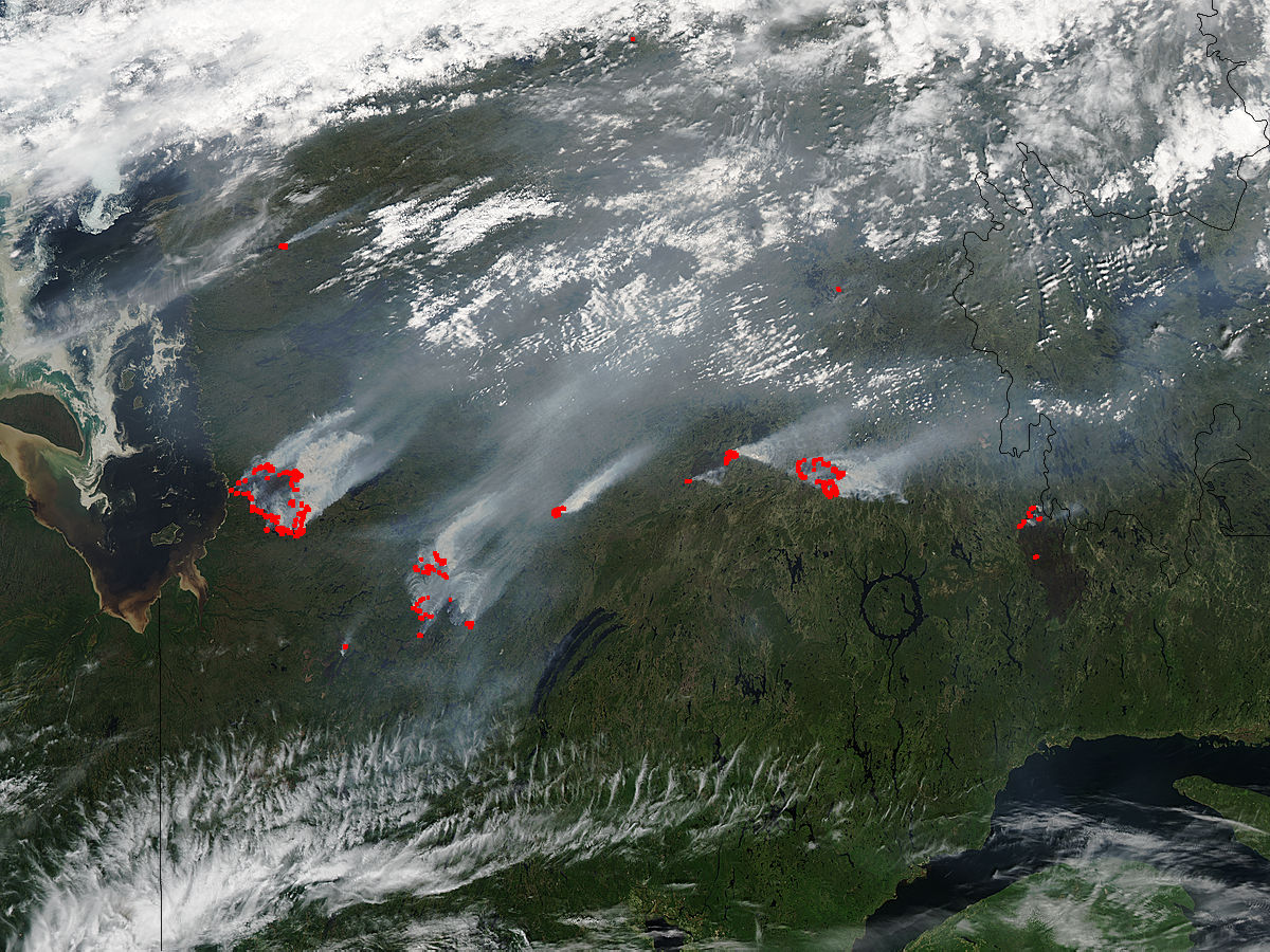 Fires in eastern Canada - related image preview
