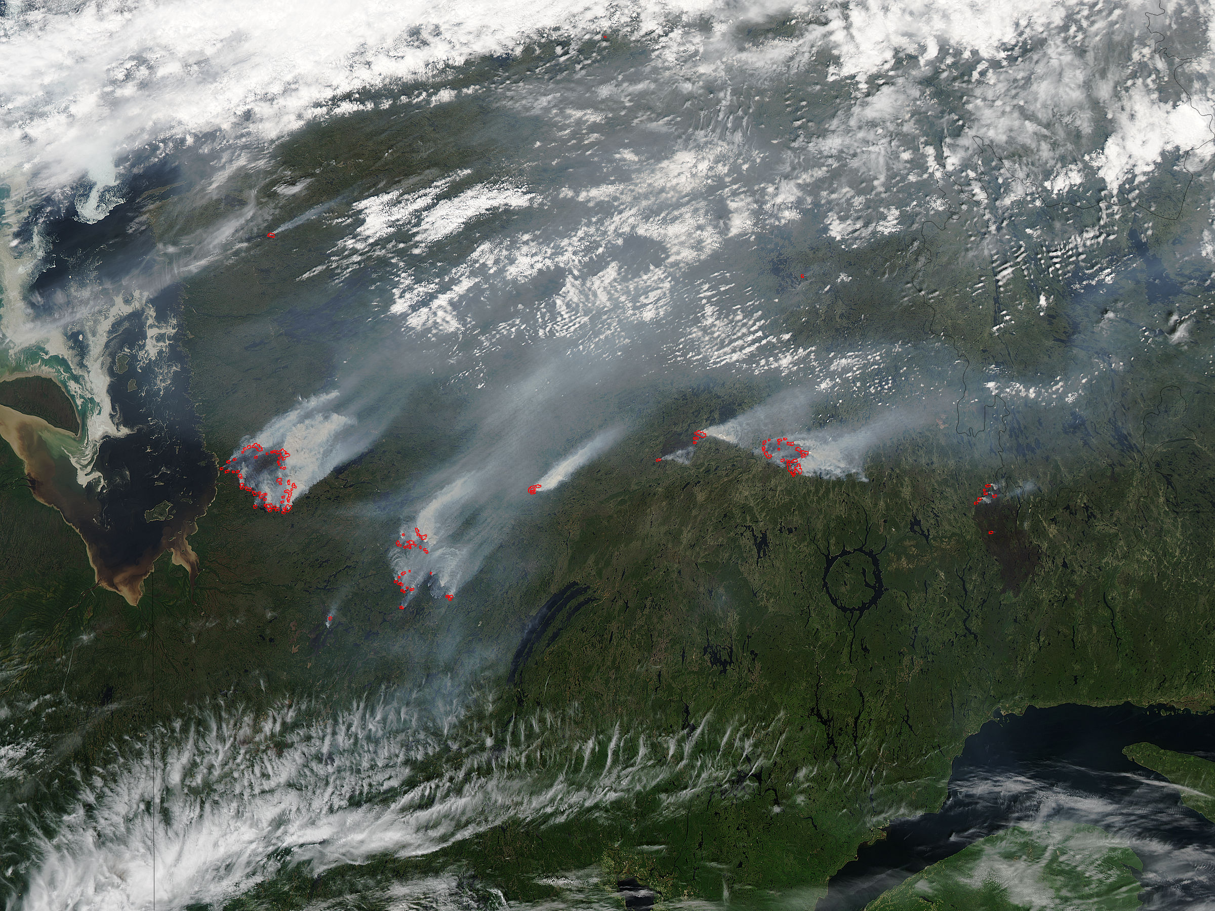 Fires in eastern Canada - related image preview