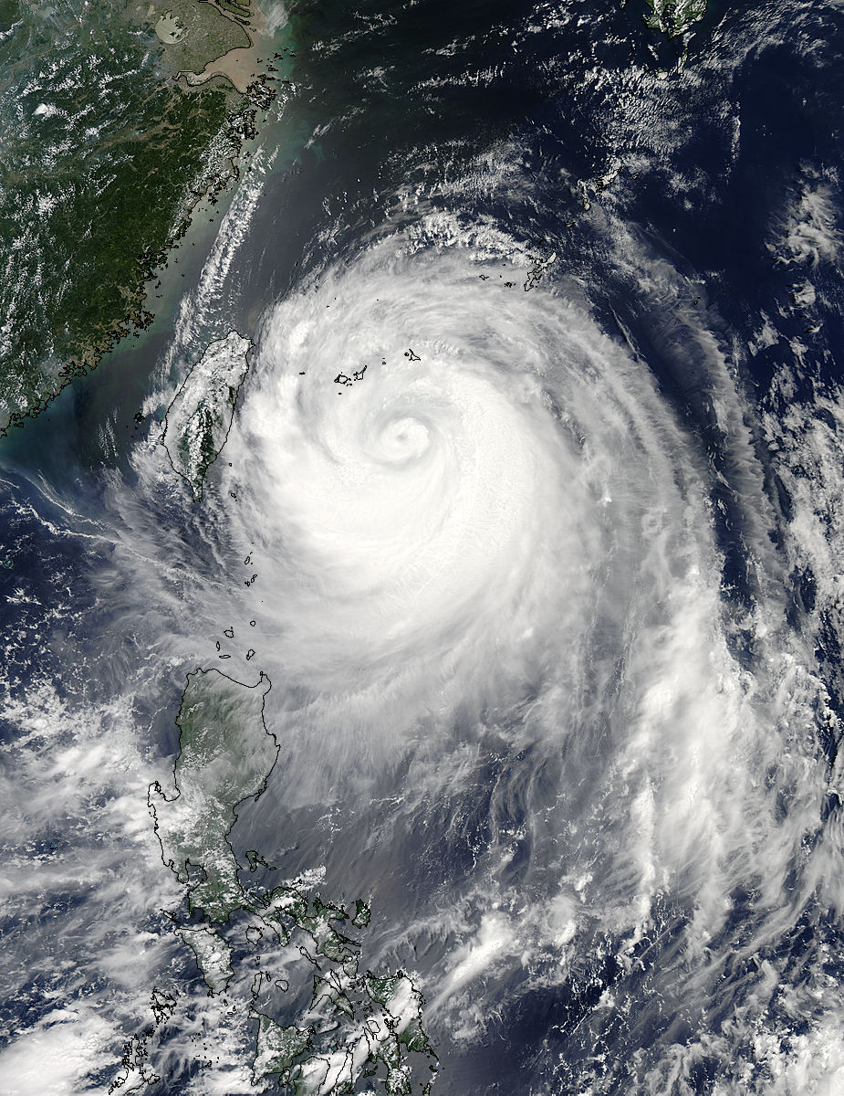 Typhoon Soulik (07W) approaching Taiwan - related image preview