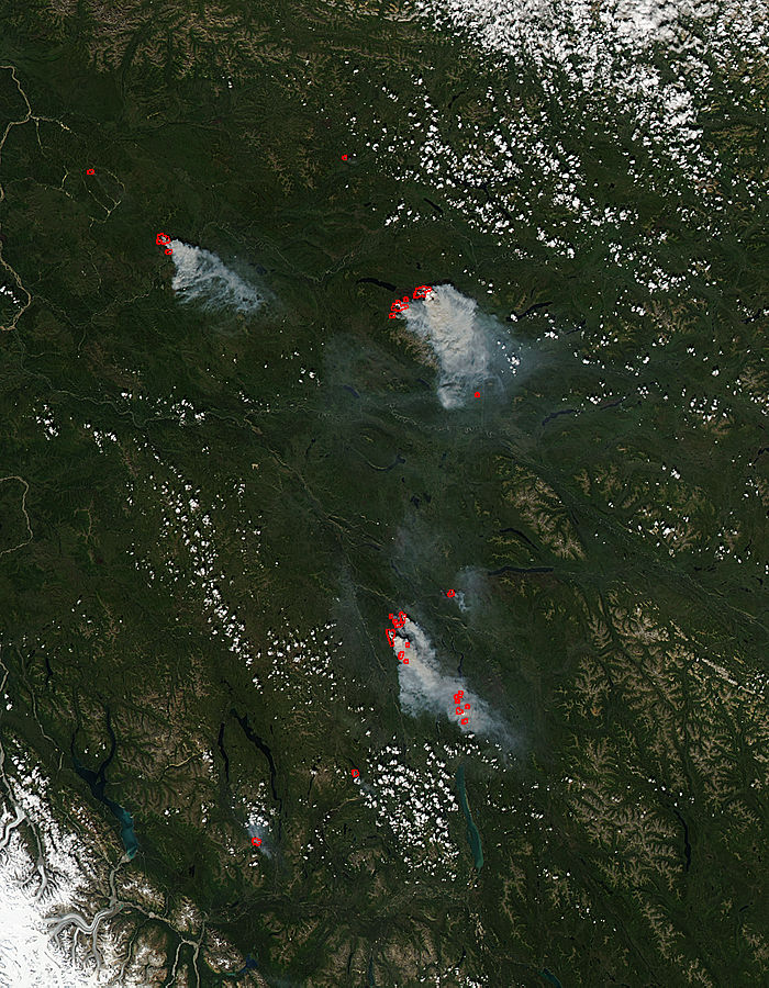 Fires in far western Canada - related image preview