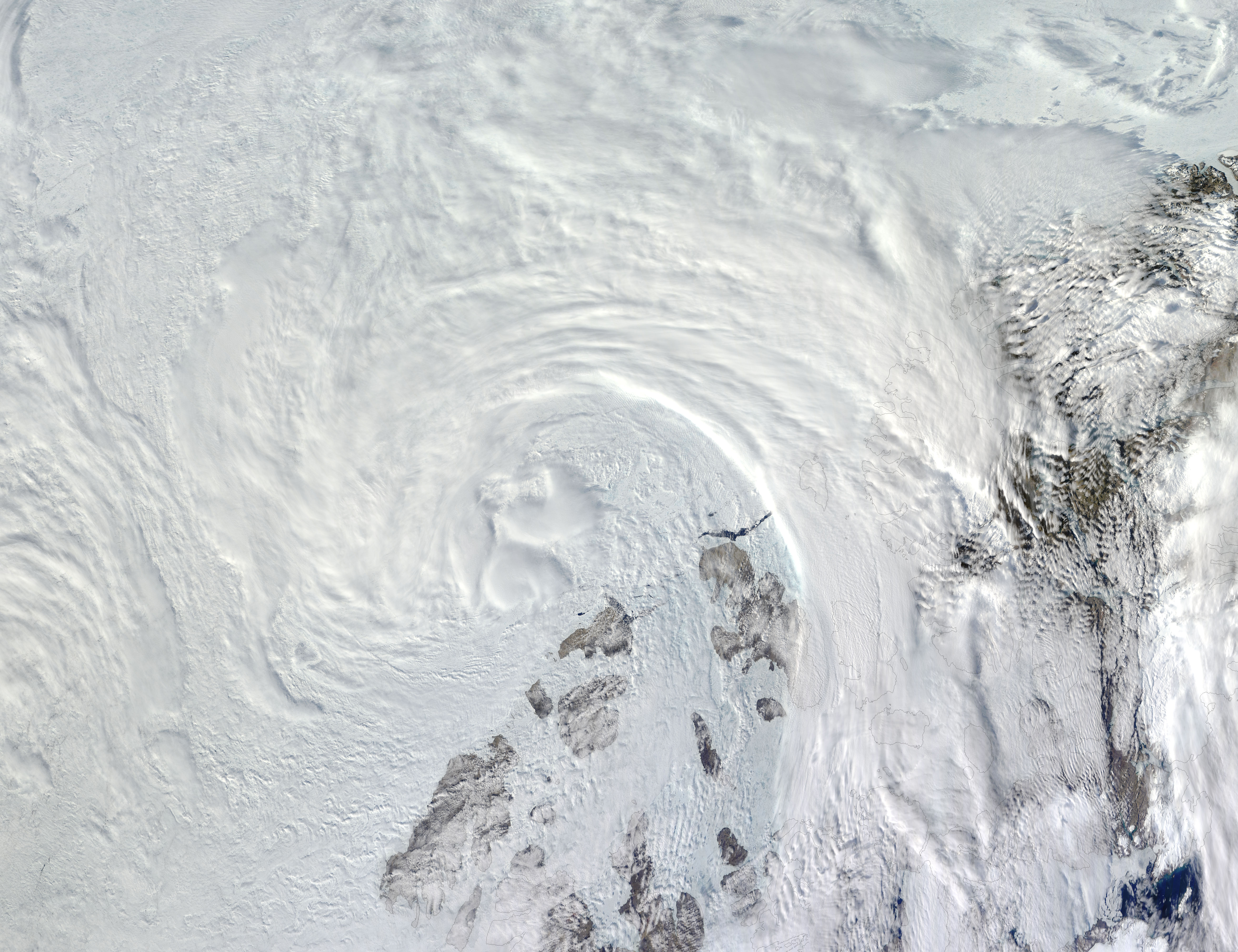 Cyclone in the Arctic Ocean - related image preview