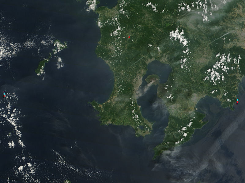 Plume from Sakura-jima, southern Japan - related image preview