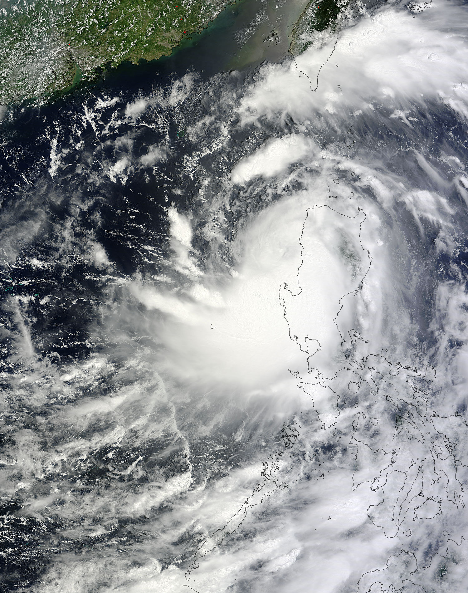 Typhoon Utor (11W) over the Philippines - related image preview