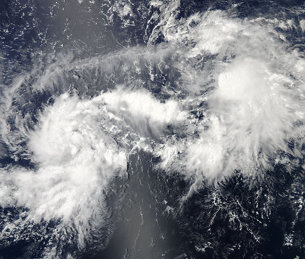 Two potential tropical storms southwest of Hawaii - related image preview