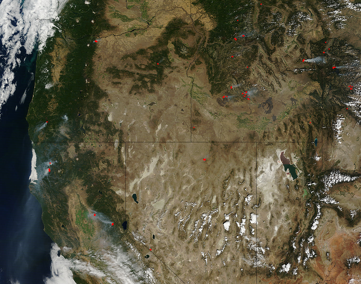 Fires in western United States - related image preview