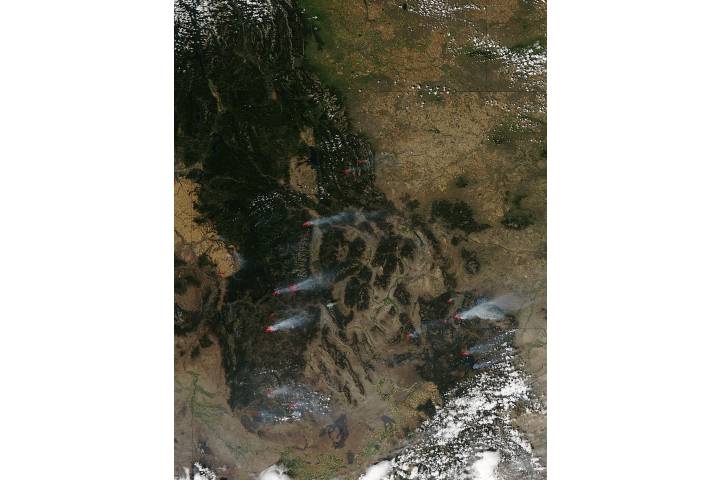 Fires in Idaho - selected image