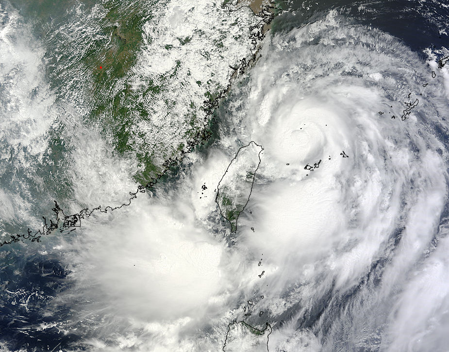 Typhoon Trami (12W) approaching China and Taiwan - related image preview