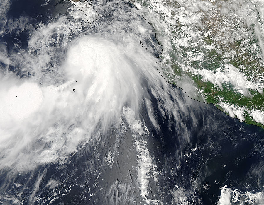 Tropical Storm Ivo (09E) off Baja California - related image preview