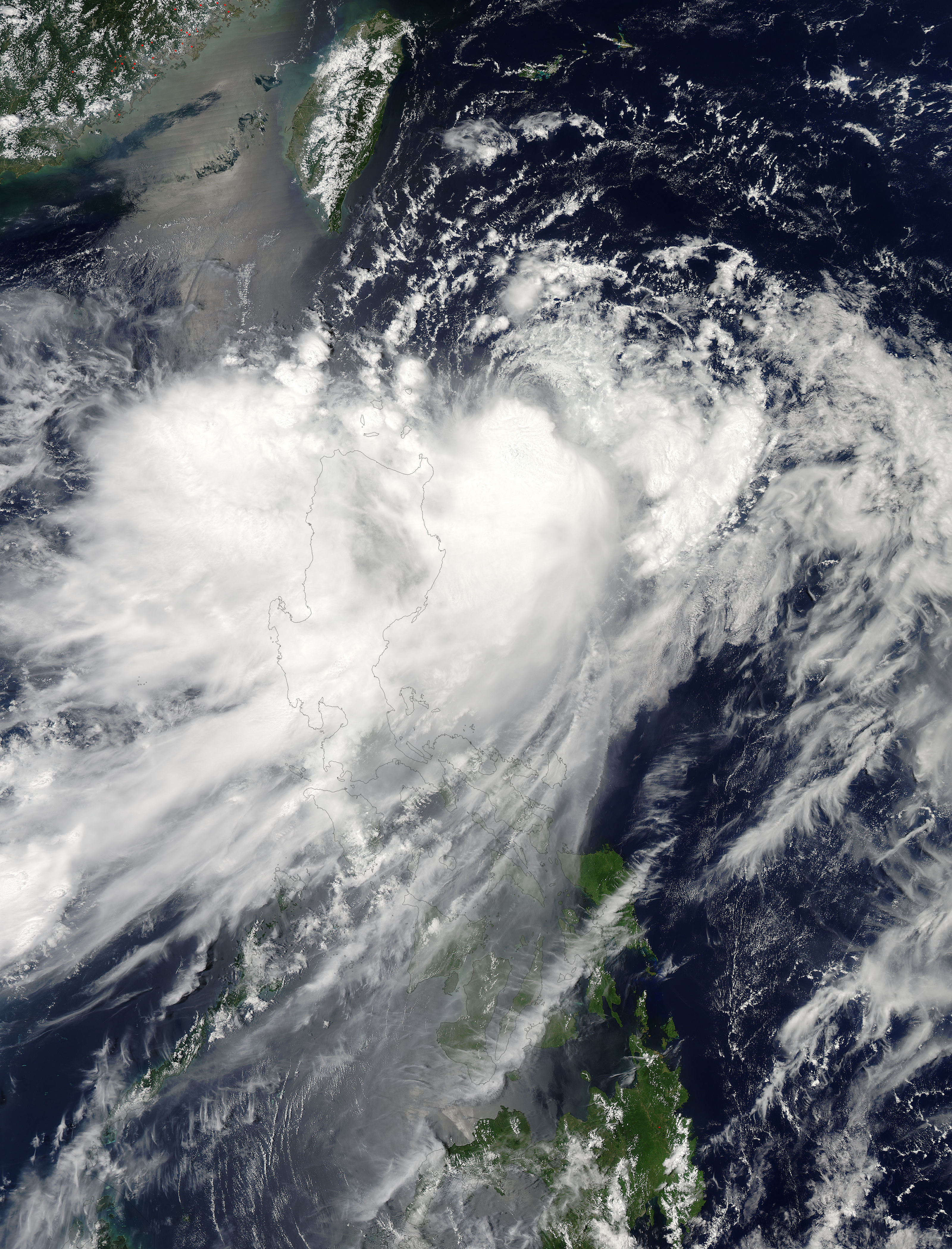 Tropical Storm Kong-rey (14W) off the Philippines - related image preview