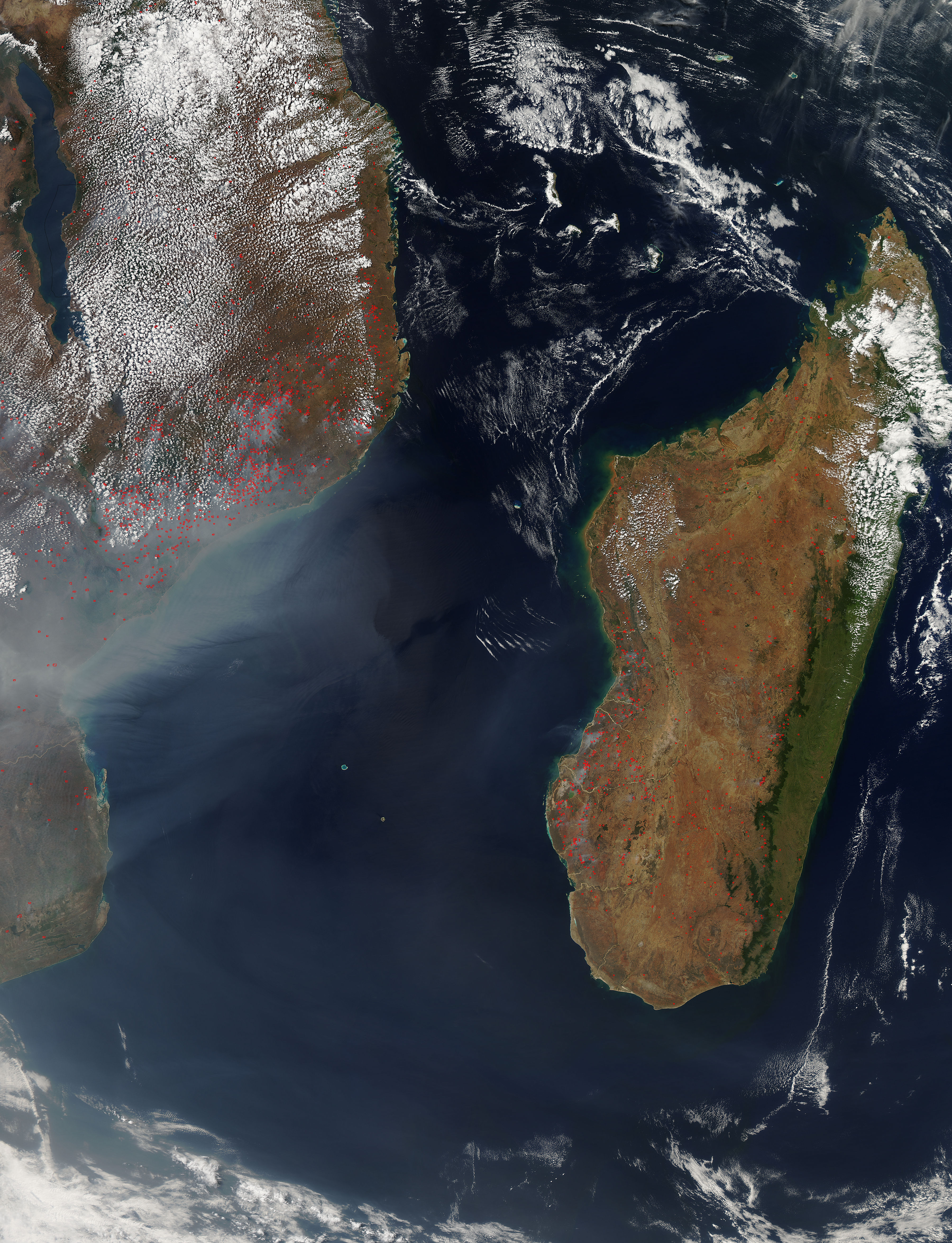 Fires in Madagascar and Mozambique - related image preview
