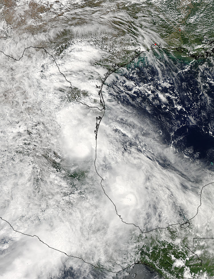 Tropical Storm Ingrid (10L) over Mexico - related image preview