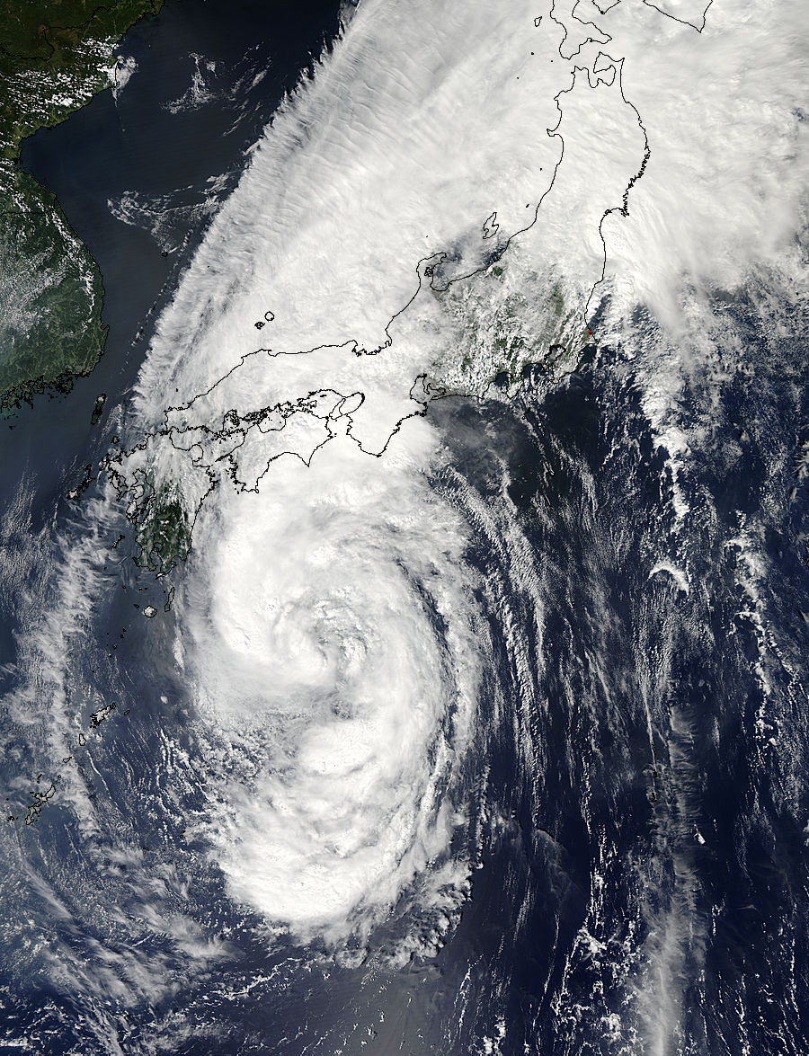 Tropical Storm Man-yi (16W) over Japan - related image preview