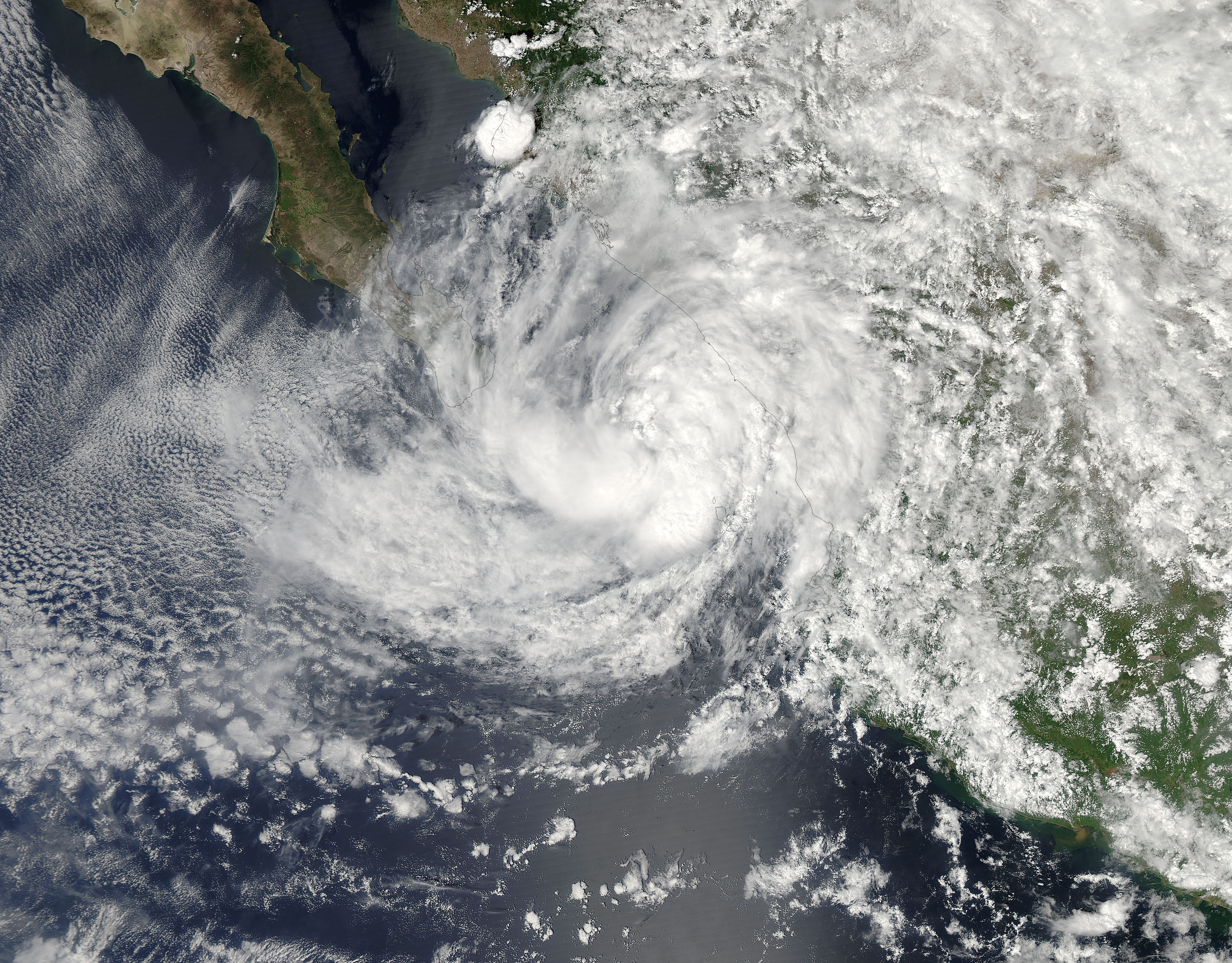 Tropical Storm Manuel (13E) over Mexico - related image preview