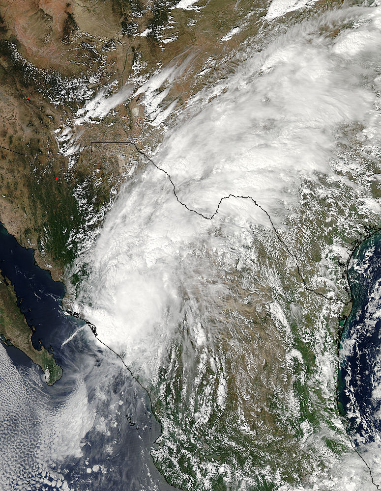 Tropical Storm Manuel (13E) over Mexico - related image preview