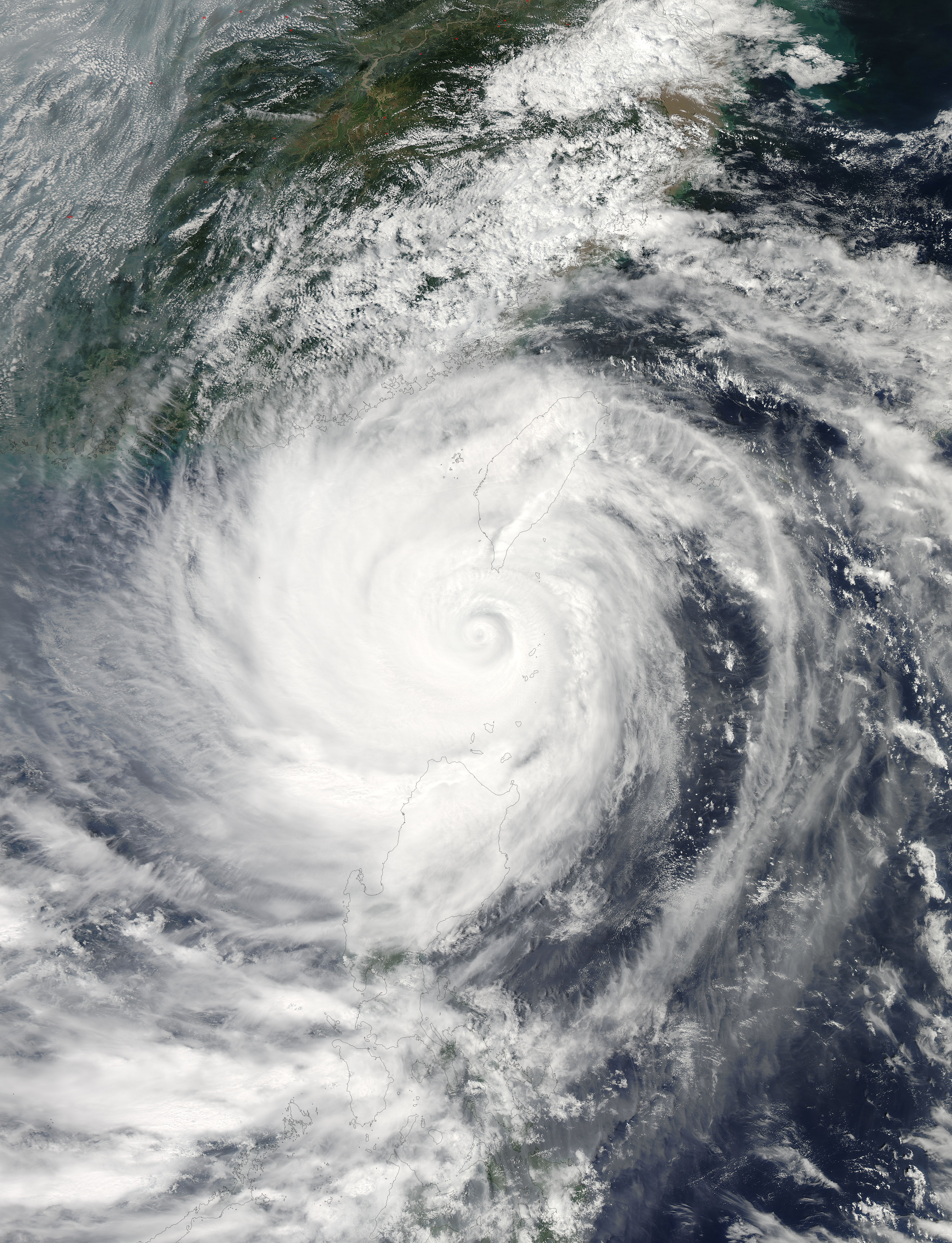 Typhoon Usagi (17W) between Taiwan and the Philippines - related image preview