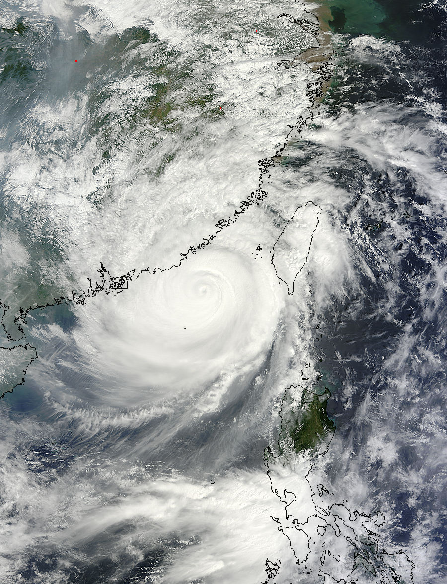 Typhoon Usagi (17W) approaching China - related image preview