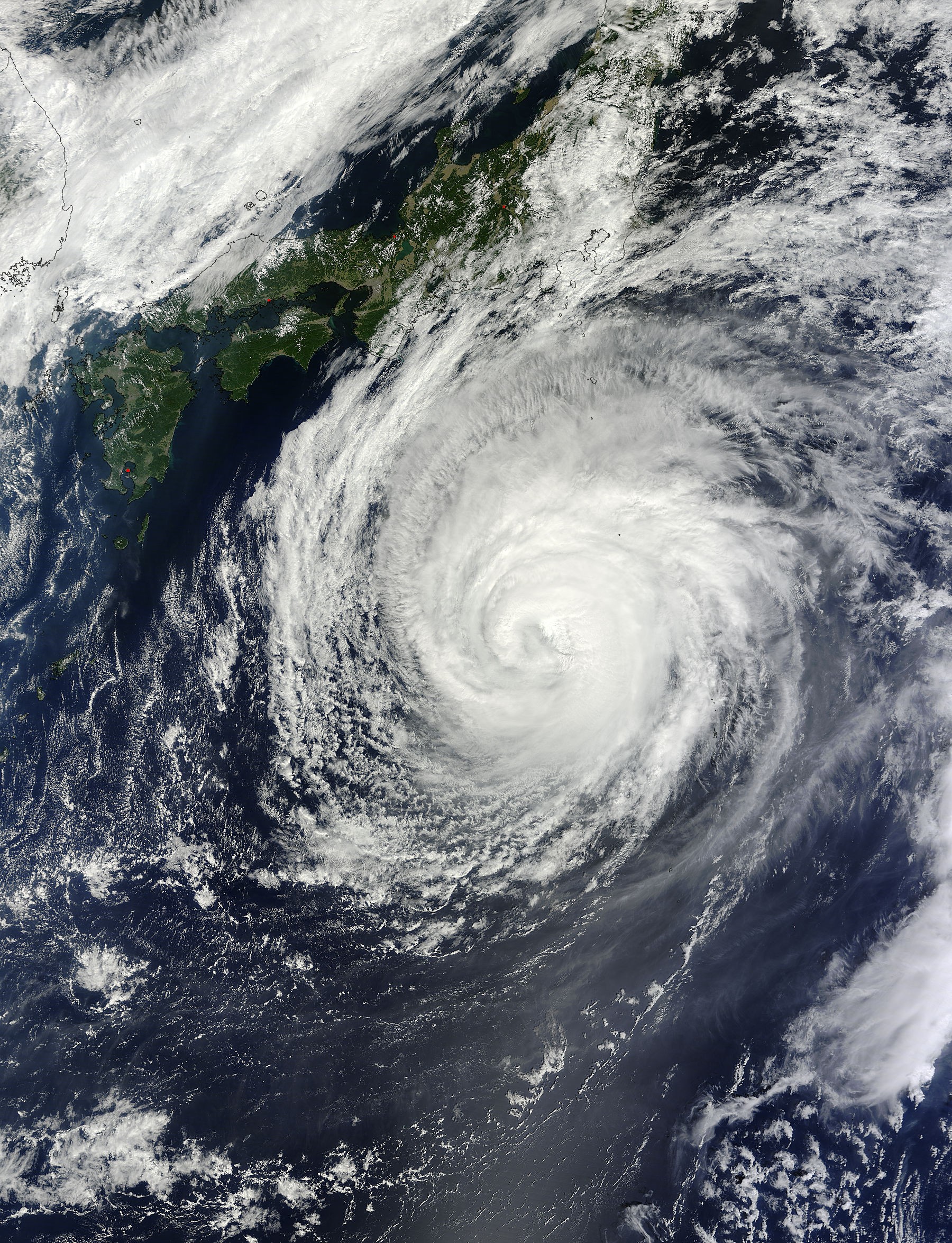 Typhoon Pabuk (19W) off Japan - related image preview