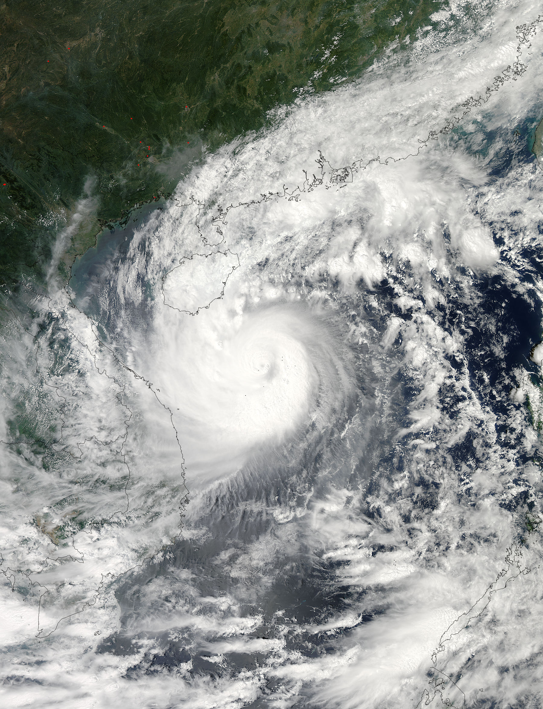 Typhoon Wutip (20W) approaching Vietnam - related image preview