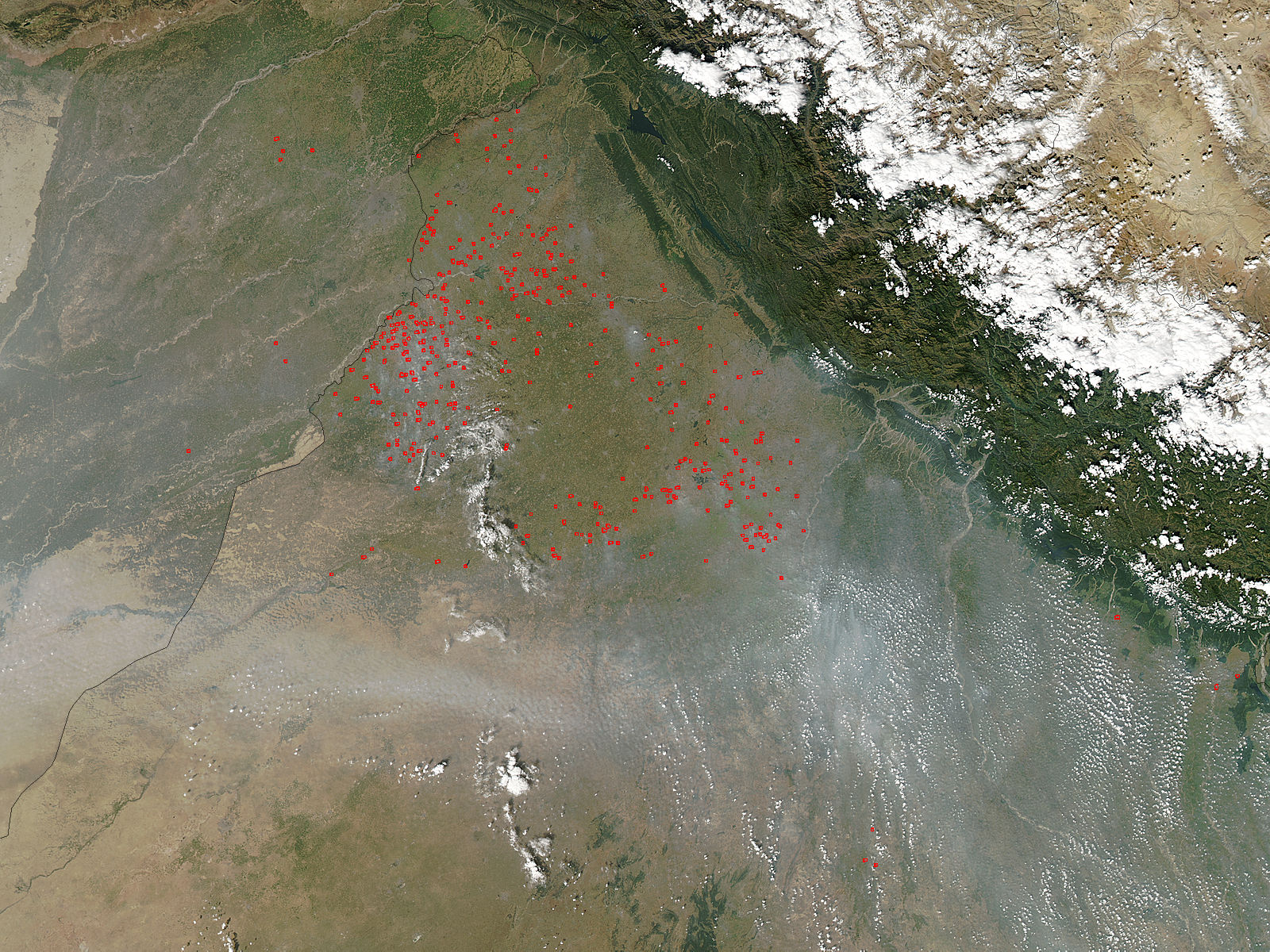 Fires in northwest India - related image preview