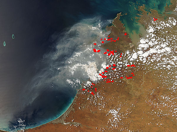 Fires and smoke in north Western Australia - related image preview