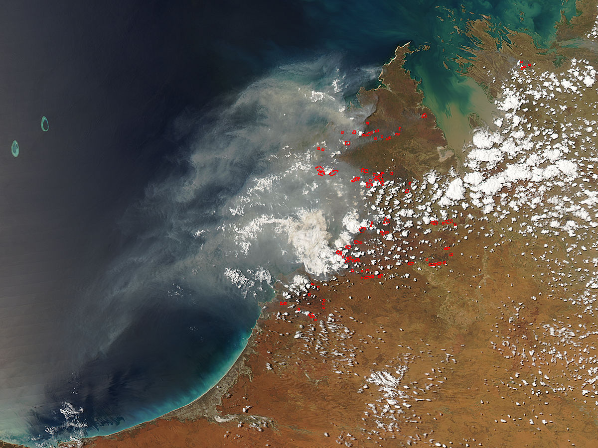 Fires and smoke in north Western Australia - related image preview