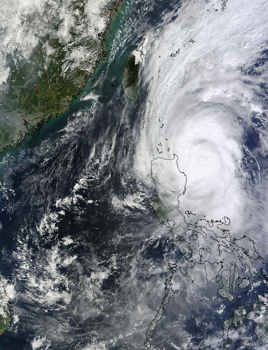 Typhoon Krosa (29W) over the Phillippines - related image preview