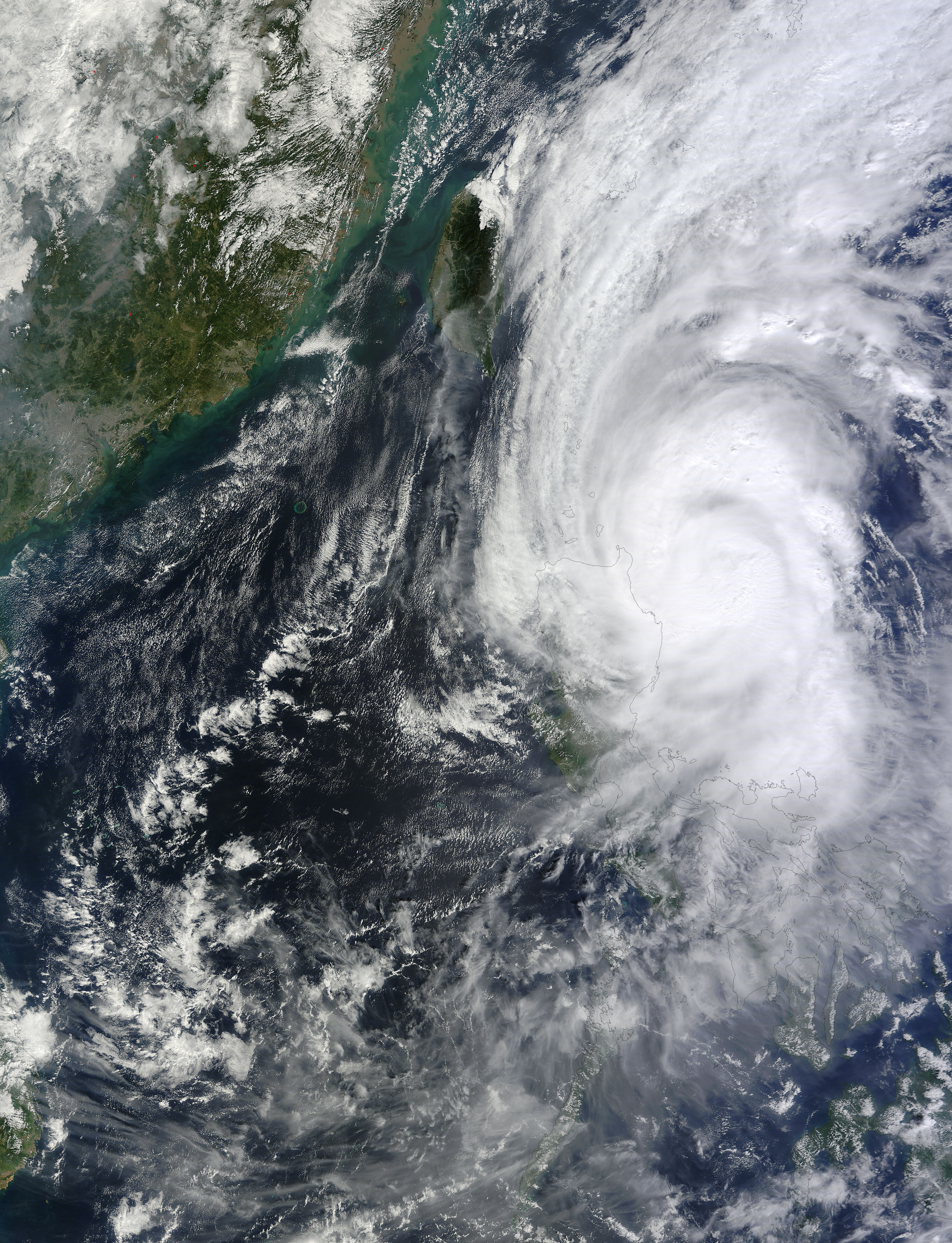 Typhoon Krosa (29W) over the Phillippines - related image preview