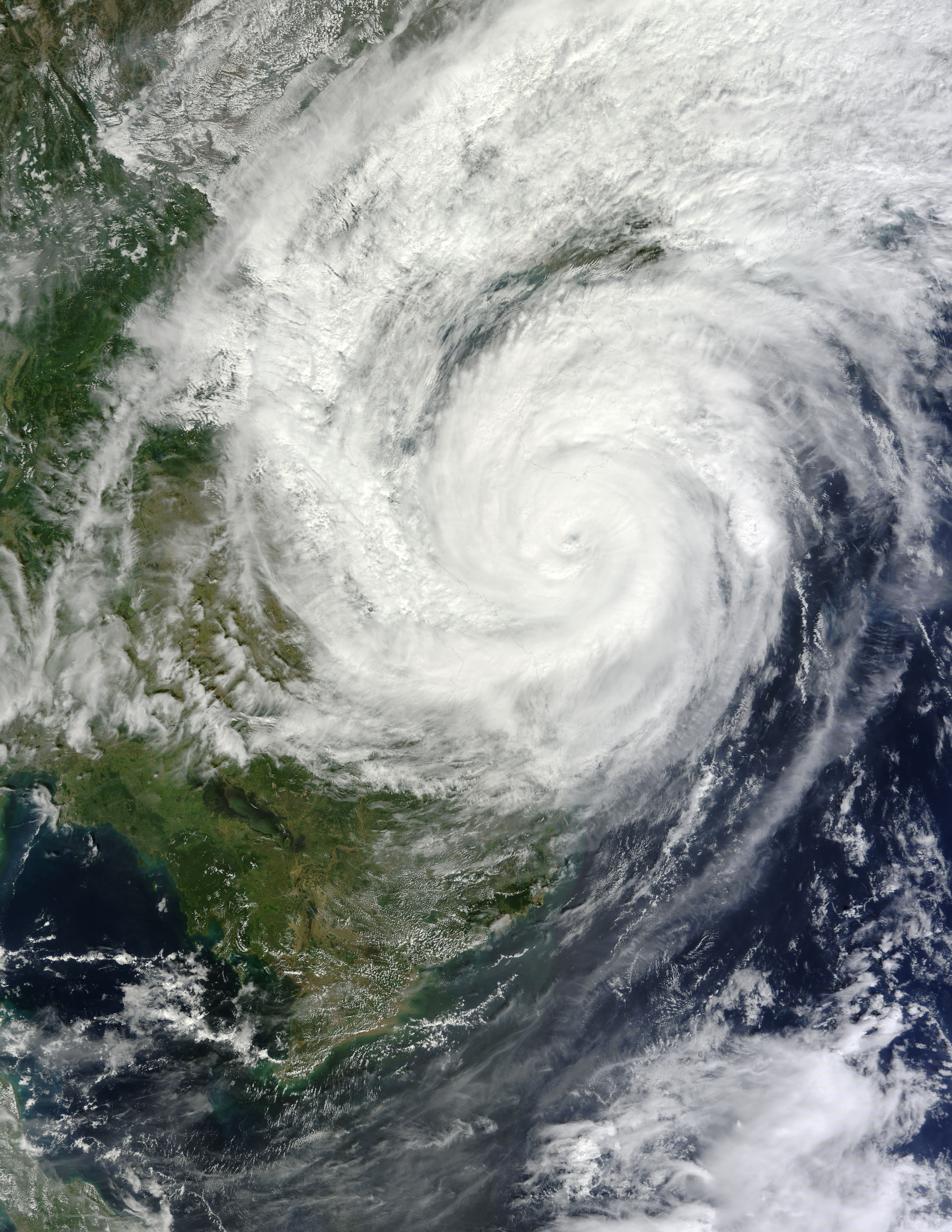Typhoon Haiyan (31W) over Vietnam and China - related image preview