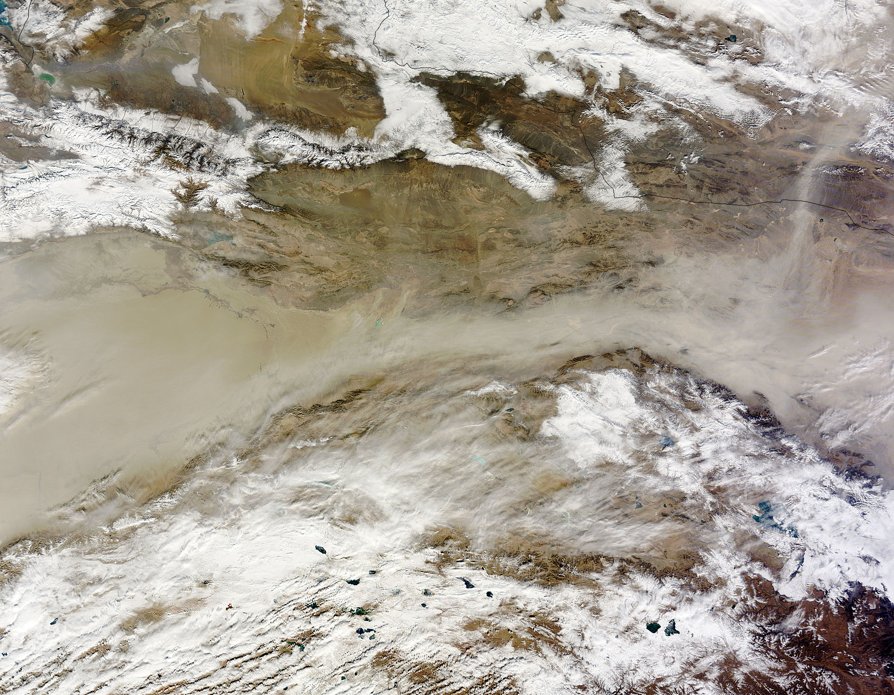 Dust storms in western China - related image preview