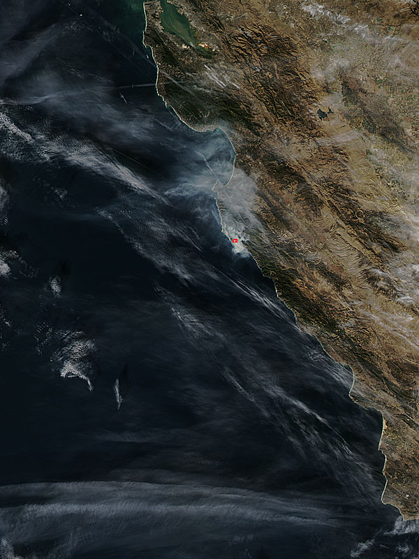 Pfeiffer Fire near Big Sur, California - related image preview