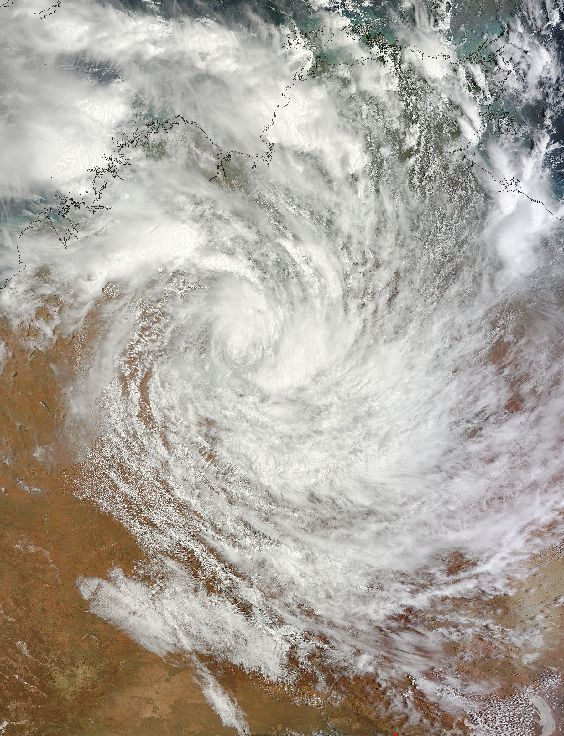 Storm over central Australia - related image preview