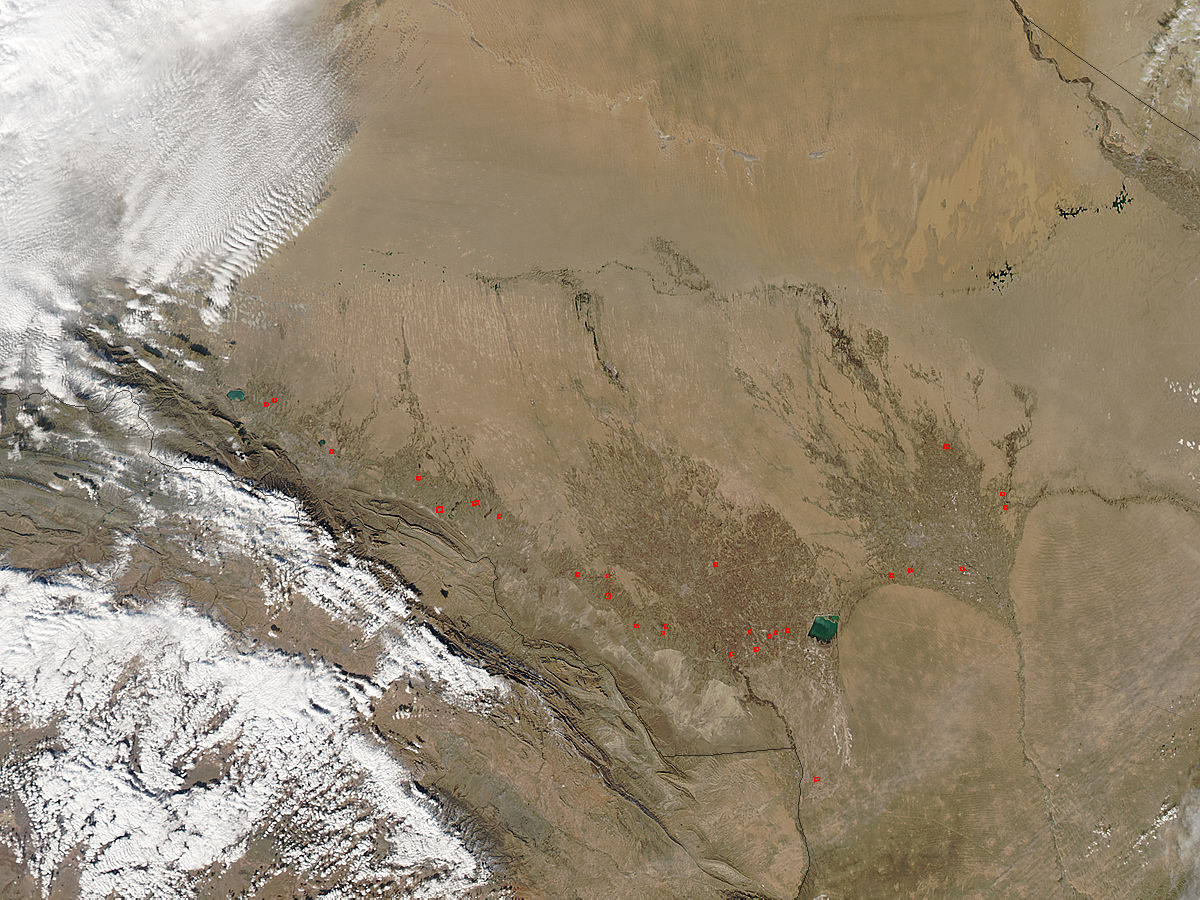 Fires in southern Turkmenistan - related image preview