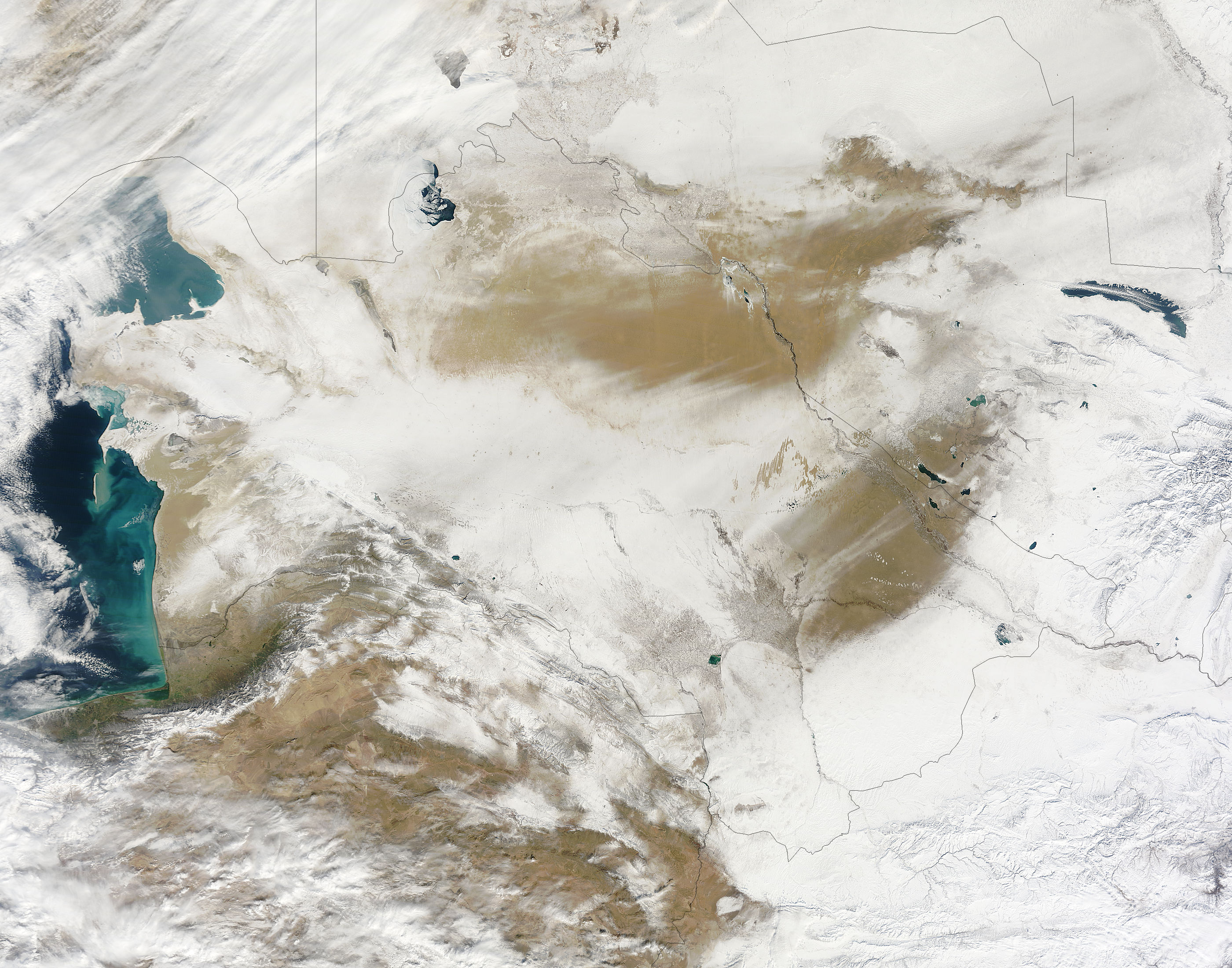 Snow in southwest Asia - related image preview