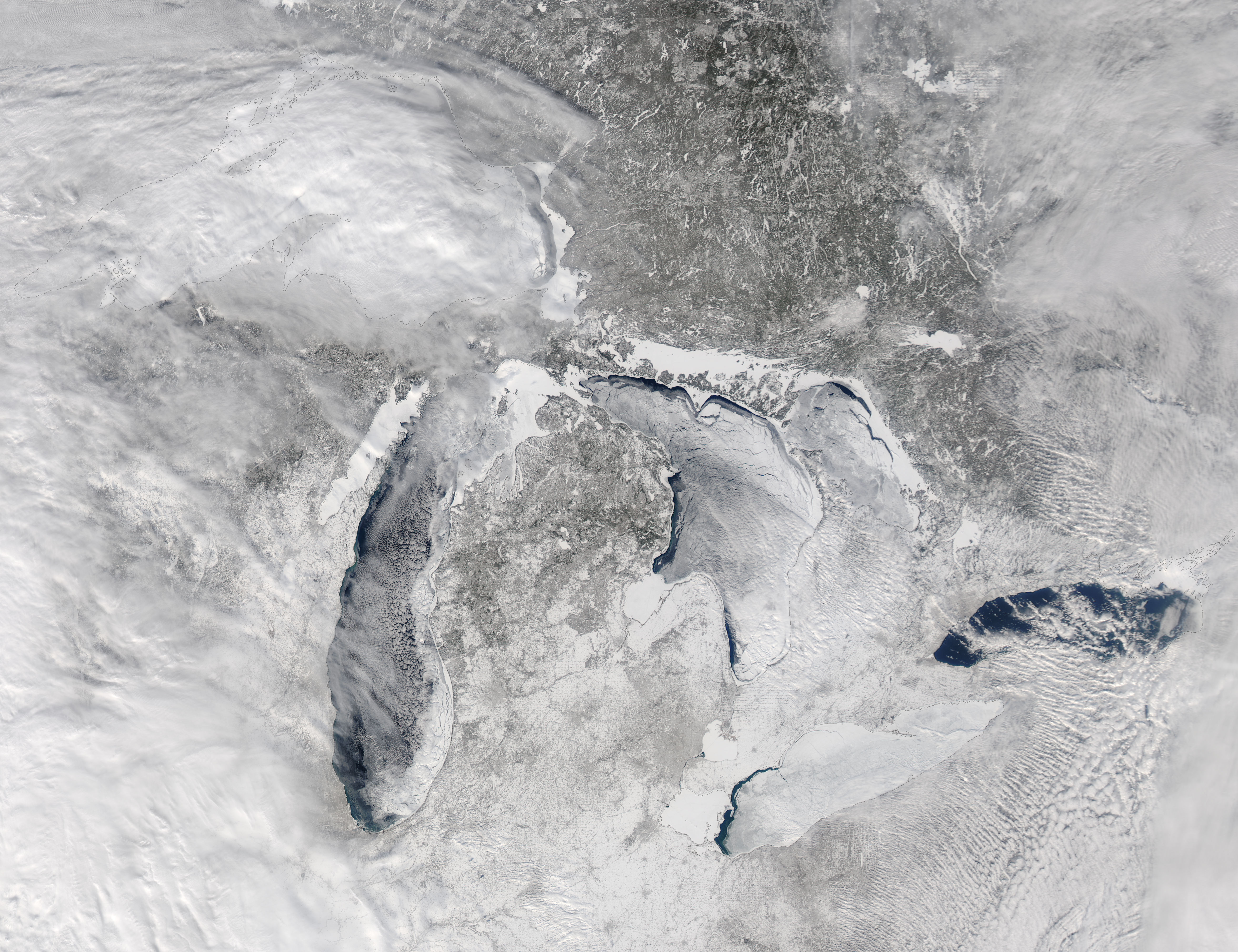 Ice on the Great Lakes (true color) - related image preview