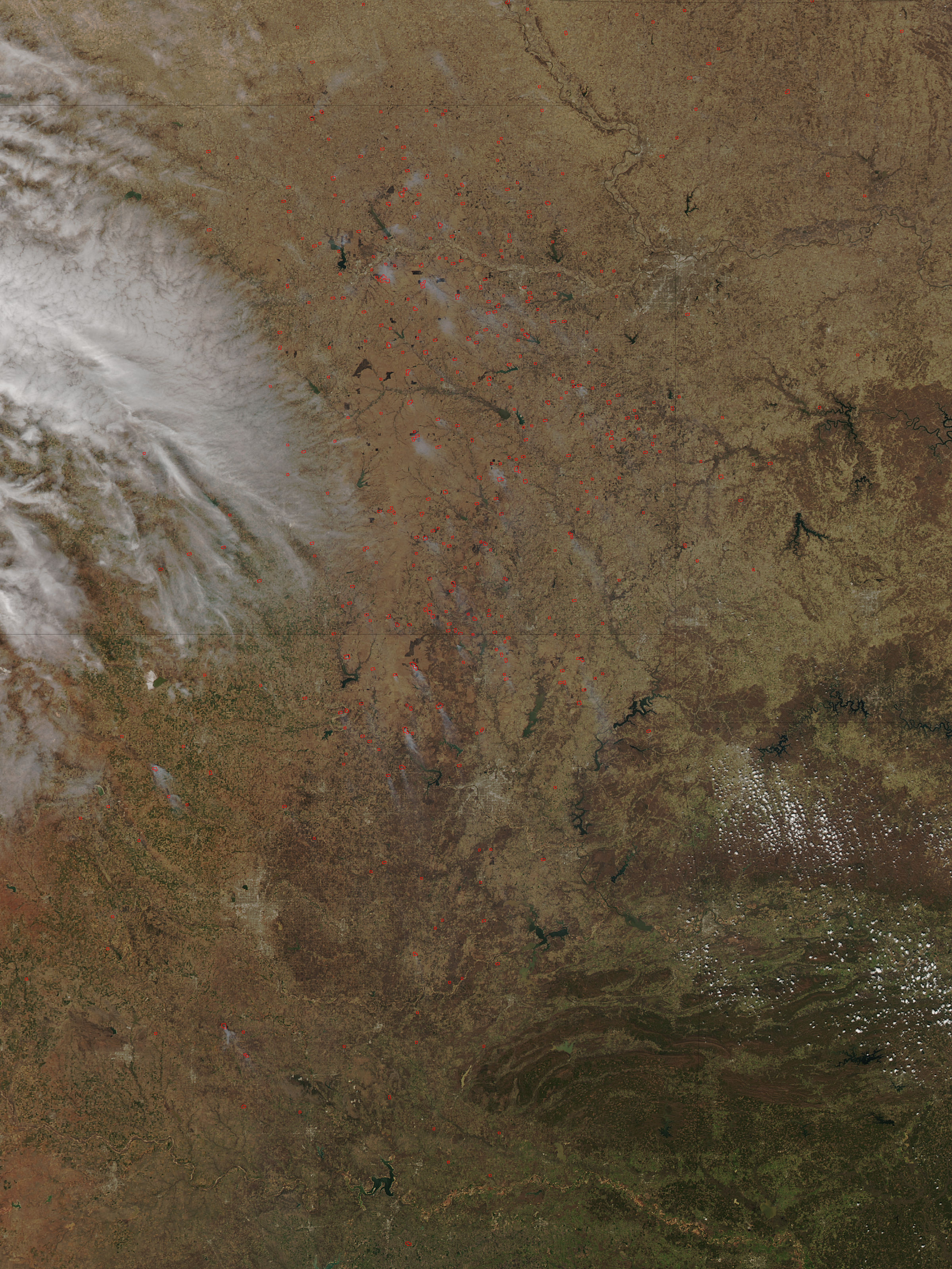 Fires in central United States - related image preview