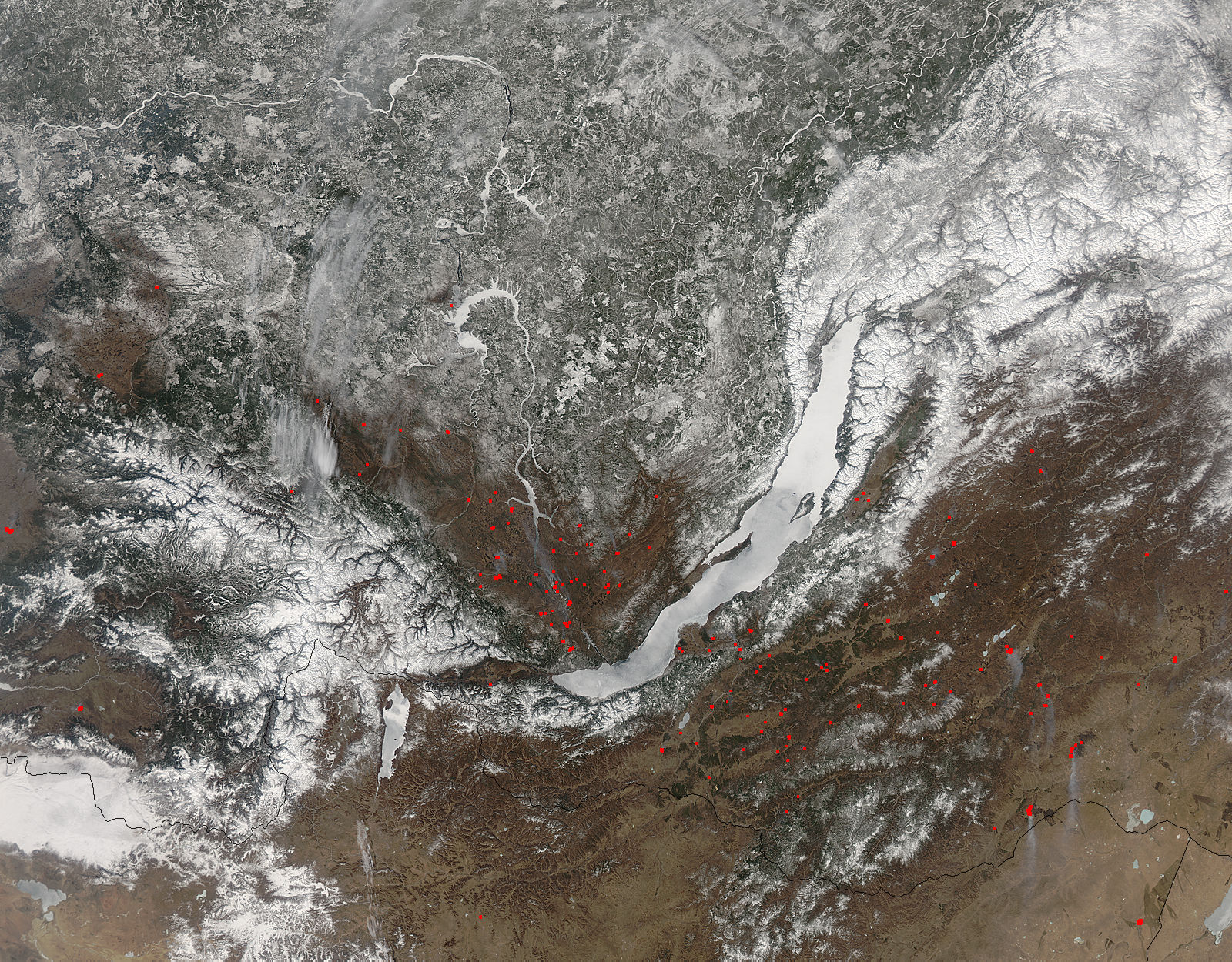 Fires near Lake Baikal, Russia - related image preview