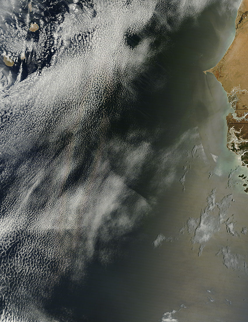 Glory over clouds off West Africa - related image preview