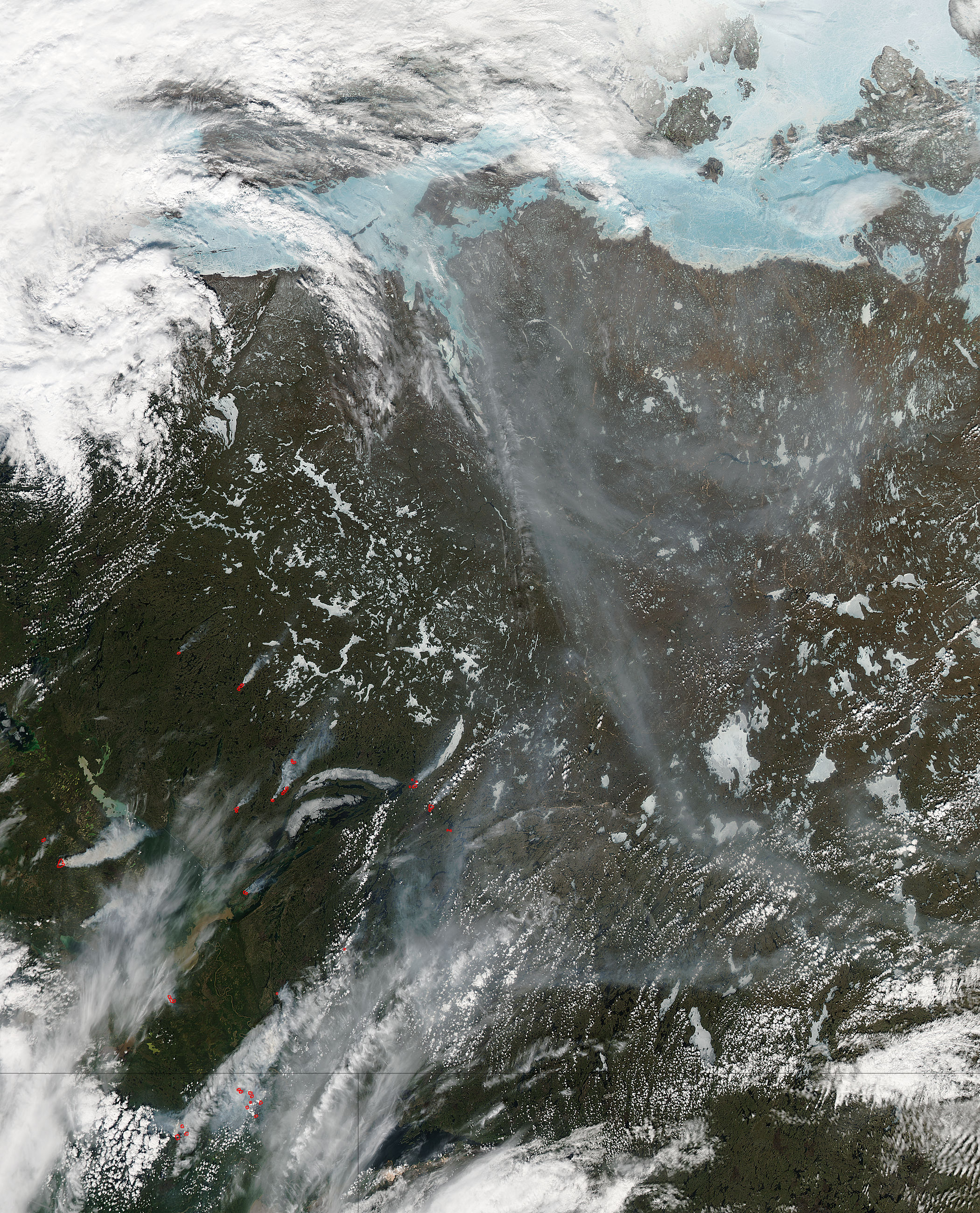 Fires in northern Canada - related image preview