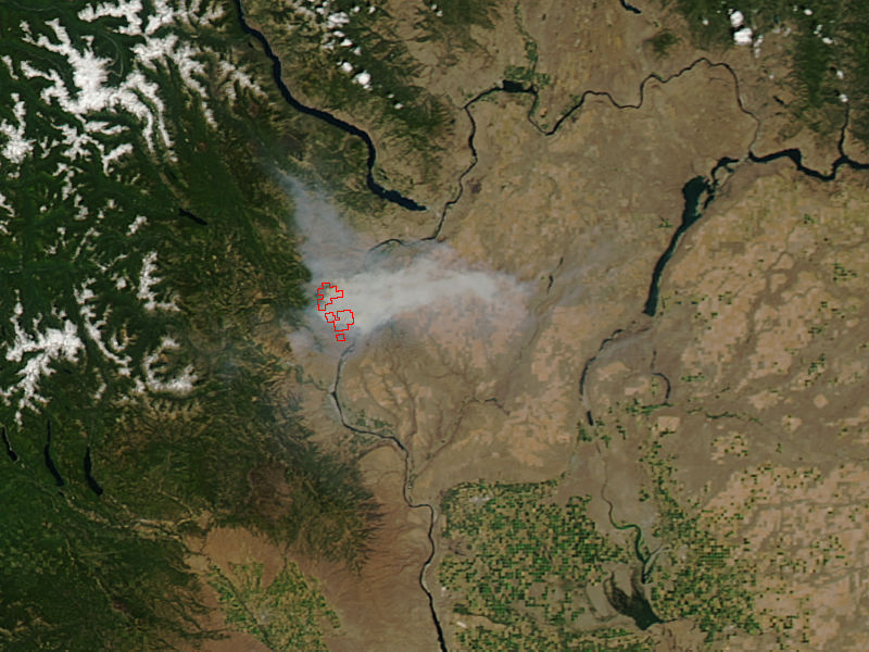 Mills Canyon Fire, Washington - related image preview