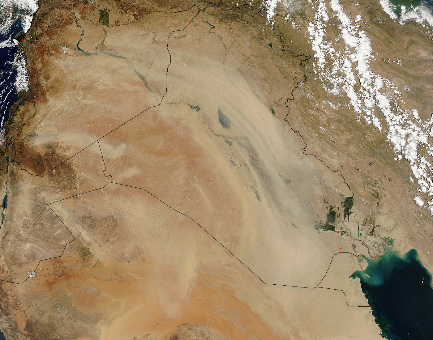 Dust storms in the Middle East - related image preview