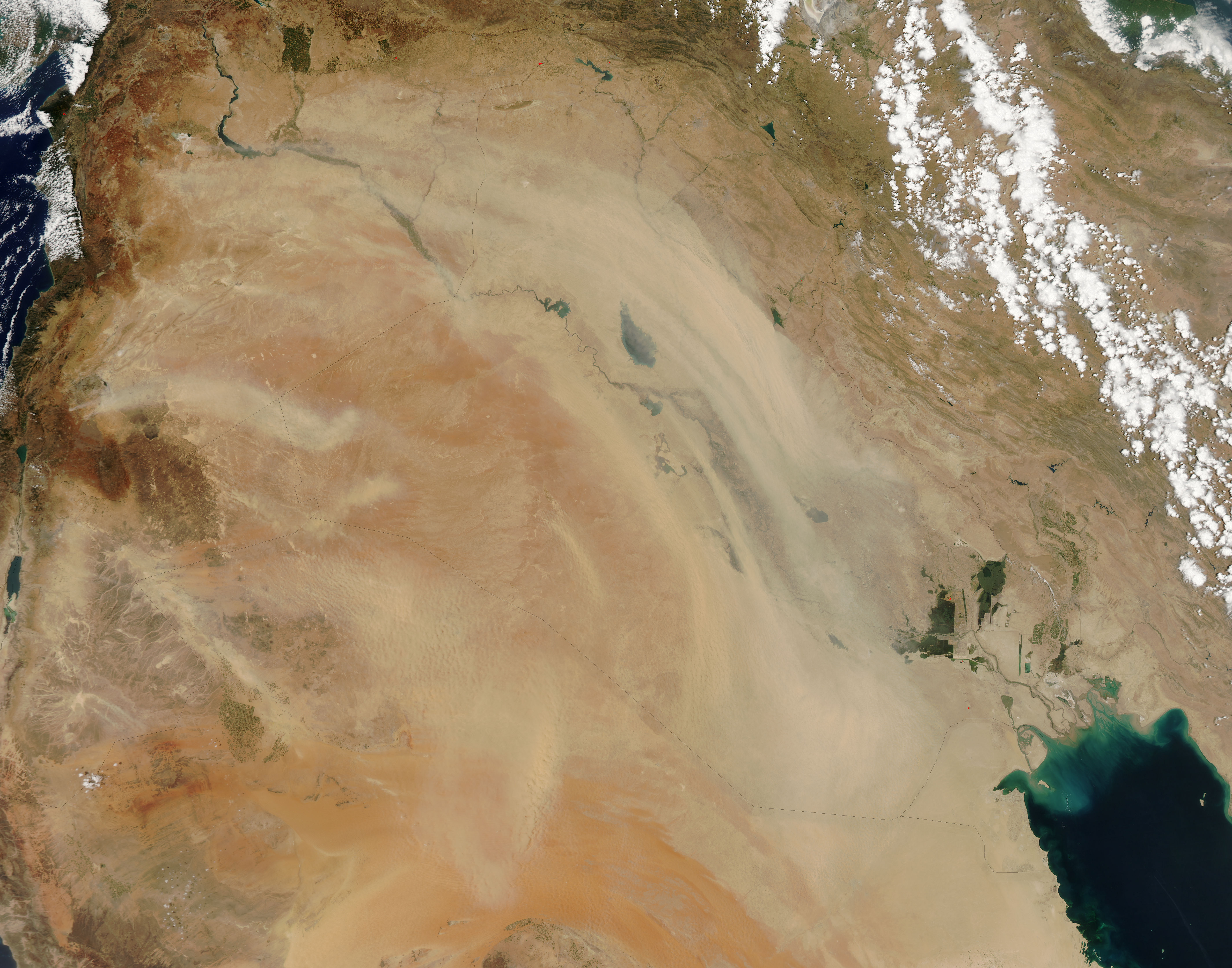 Dust storms in the Middle East - related image preview