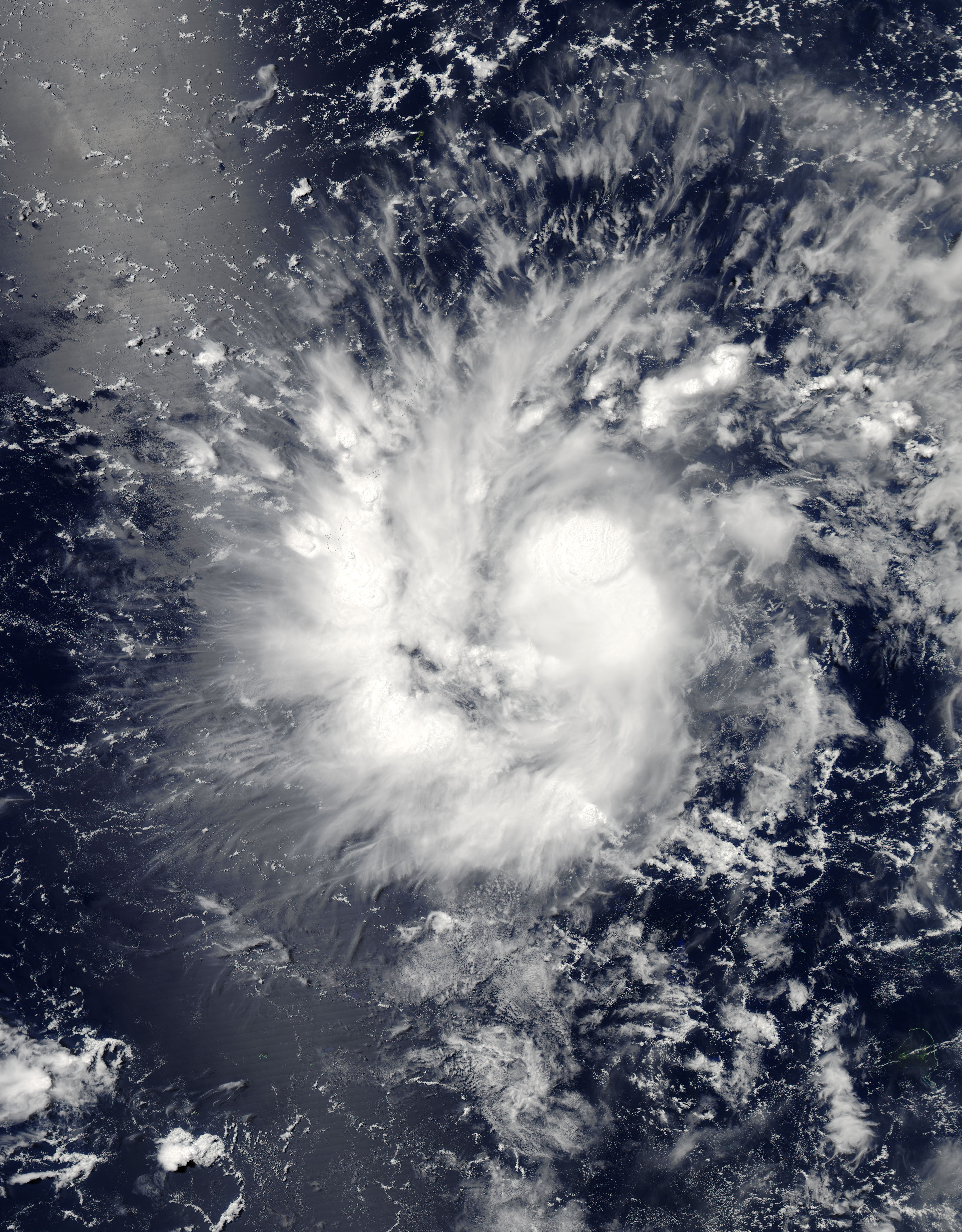 Tropical Storm Nine (09W) over Guam - related image preview