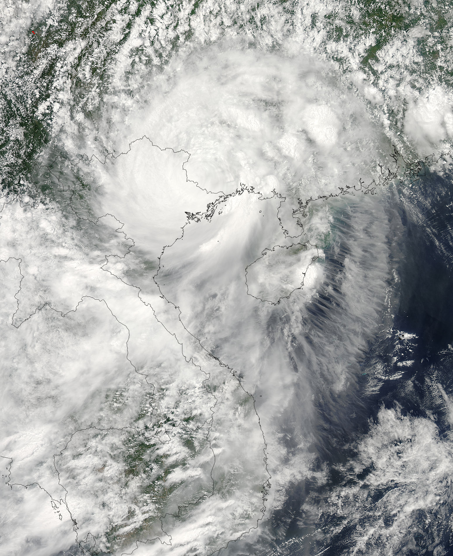 Typhoon Rammasun (09W) over China - related image preview