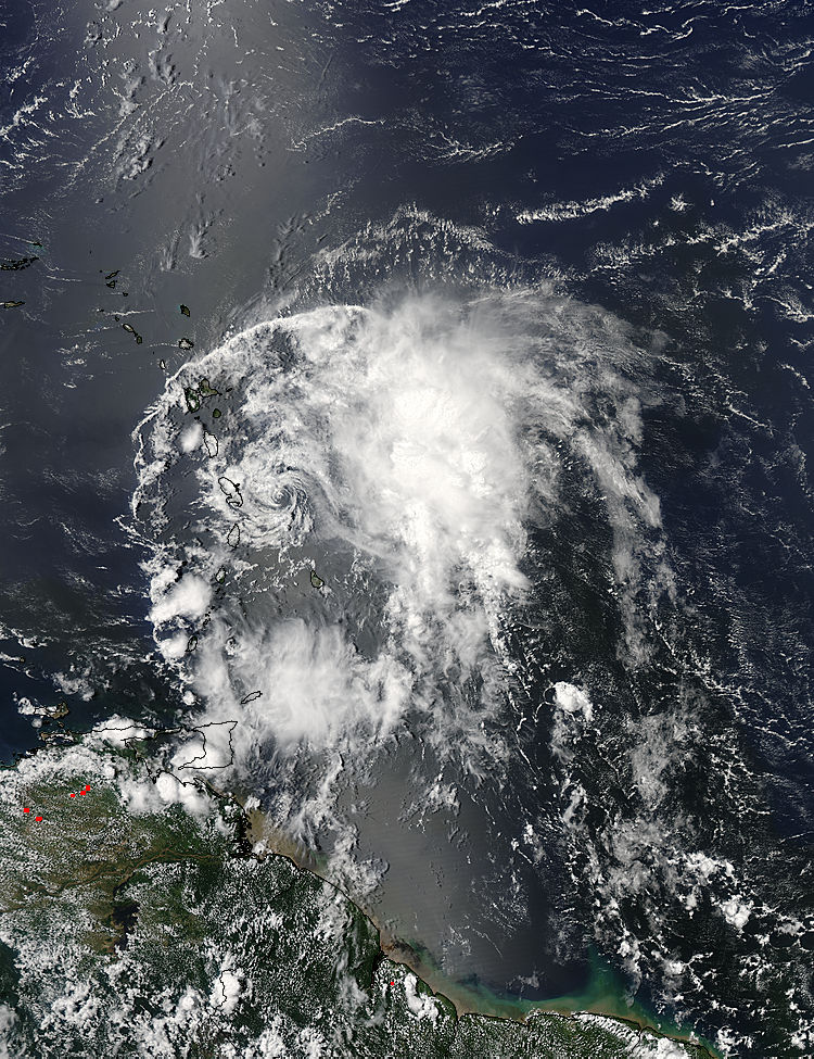 Tropical Storm Bertha (03L) off South America - related imagethumbnail
