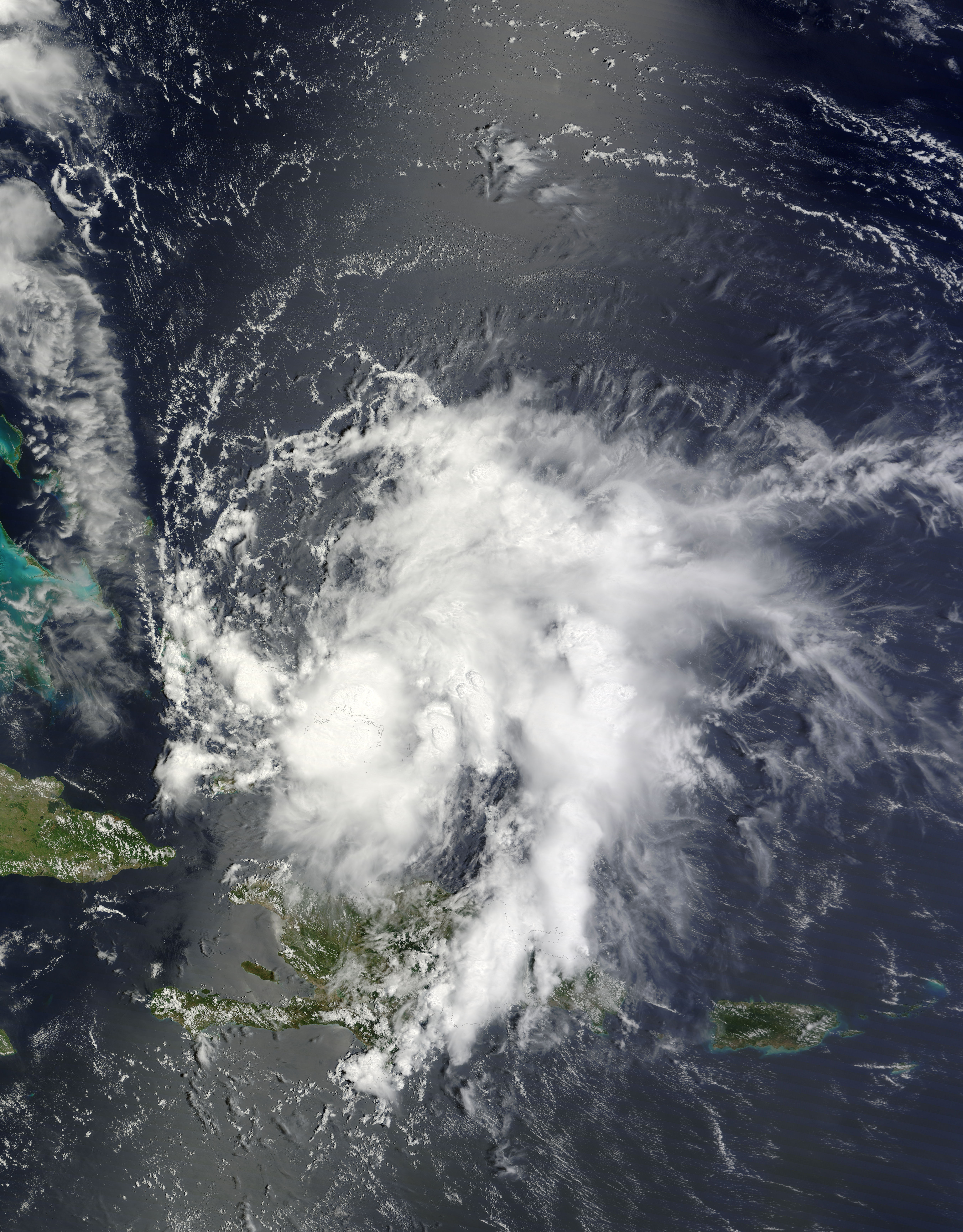 Tropical Storm Bertha (03L) over the Bahamas - related image preview