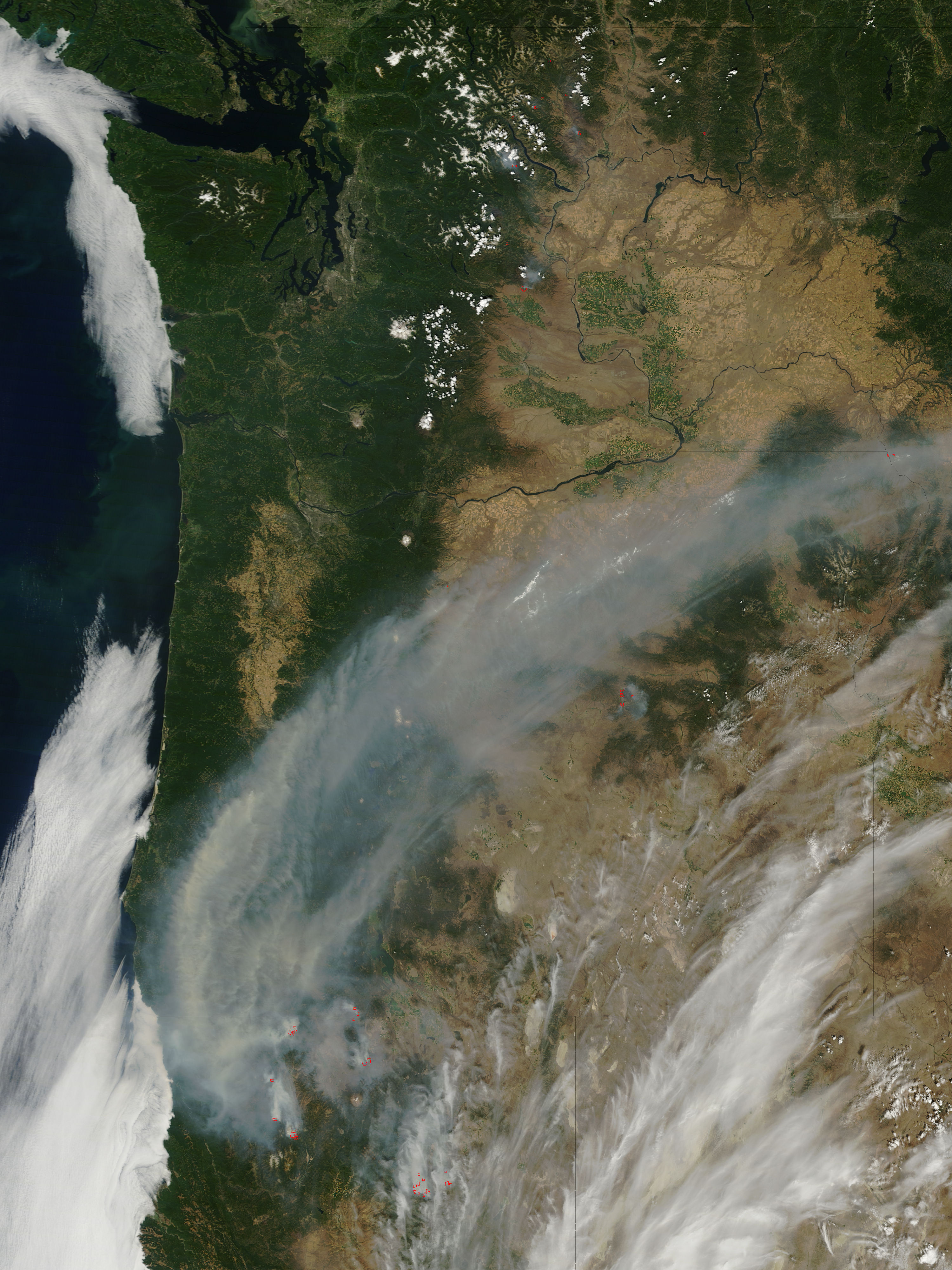 Fires And Smoke In The Pacific Northwest