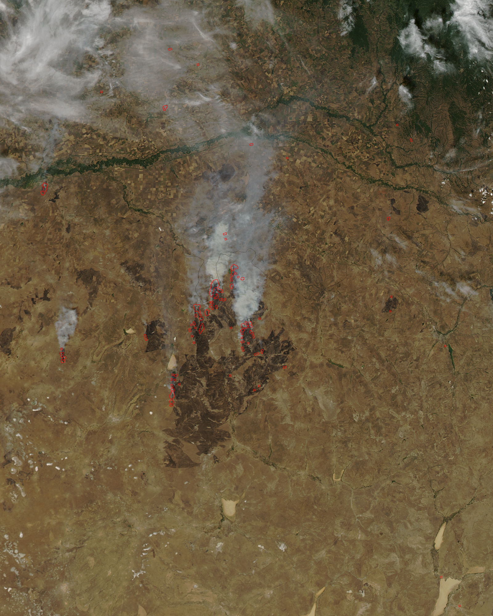 Fires in western Kazakhstan - related image preview