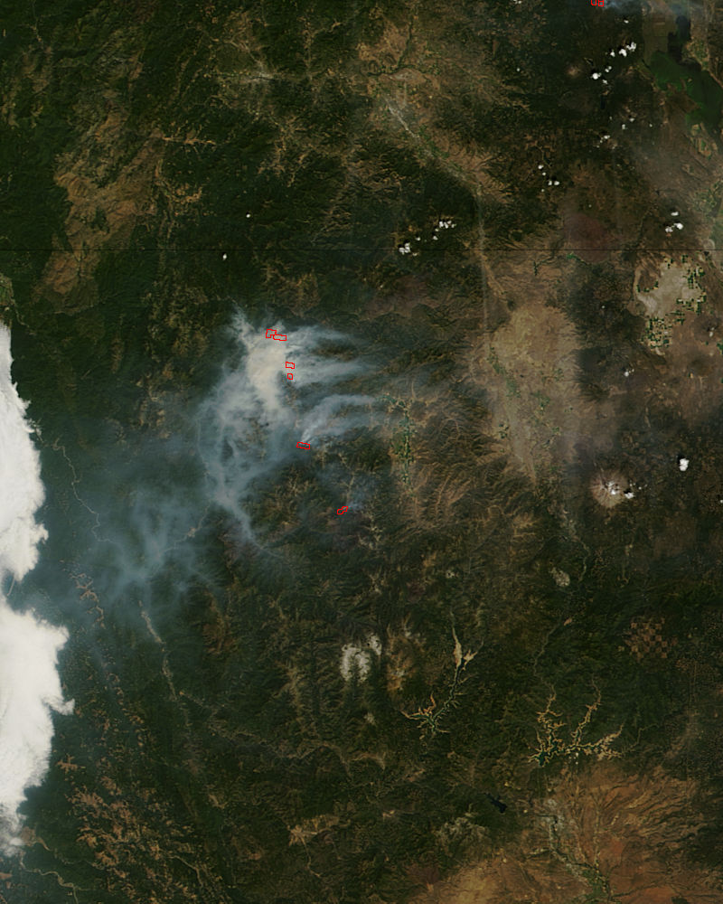 Fires in northern California (morning overpass) - related image preview